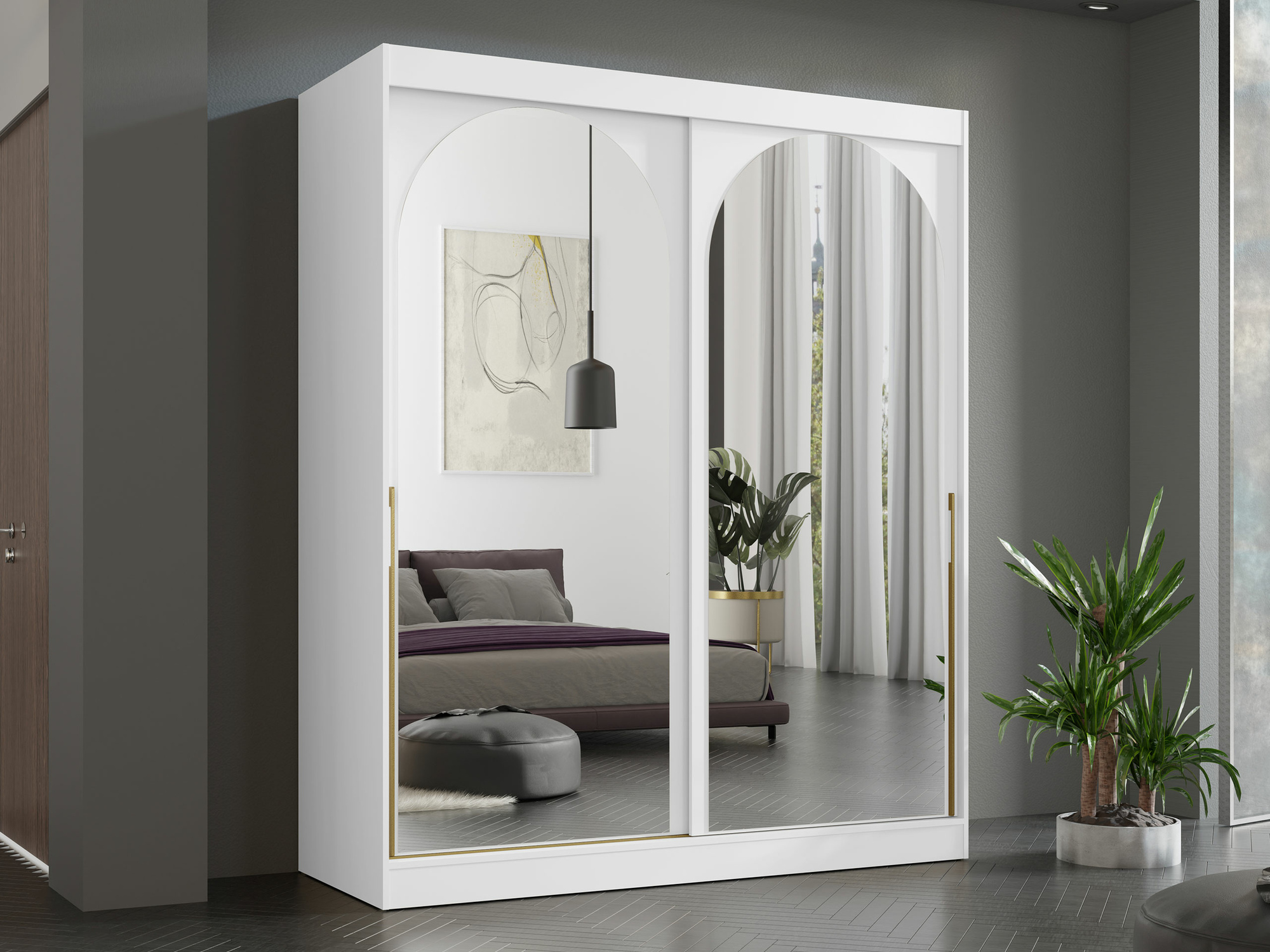 Wardrobe Toledo 132 (White)