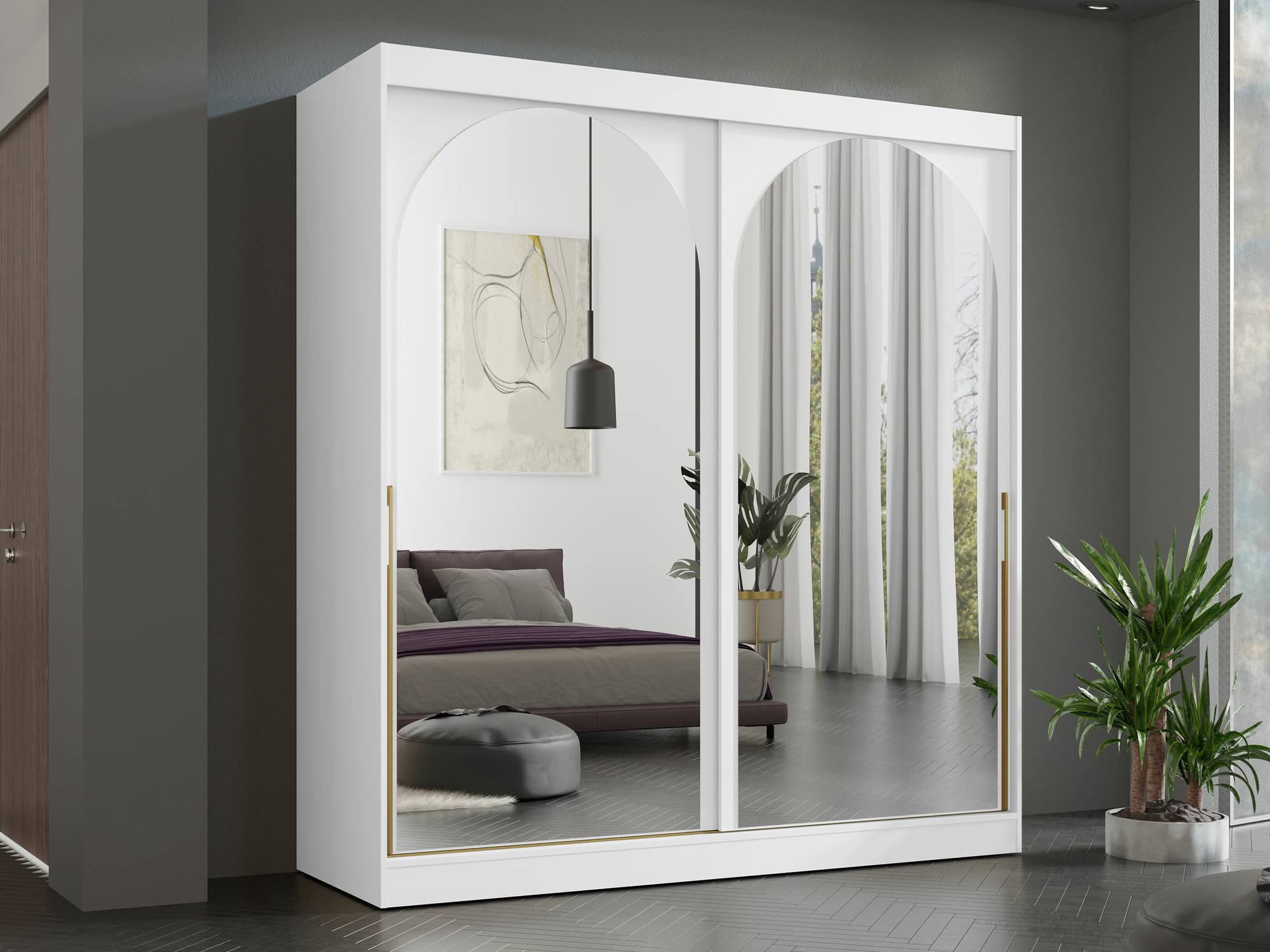 Wardrobe Toledo 133 (White)
