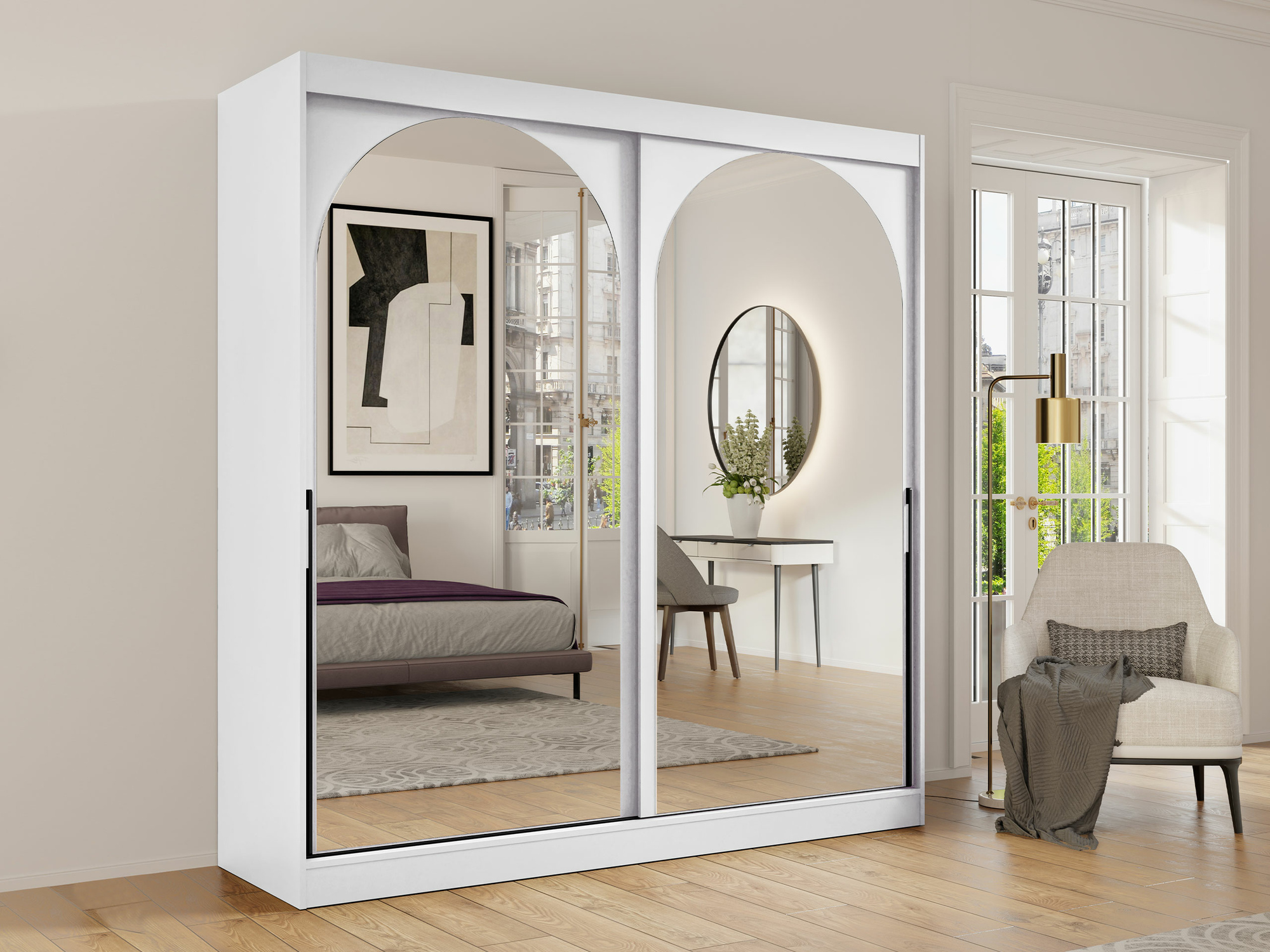 Wardrobe Toledo 133 (White)
