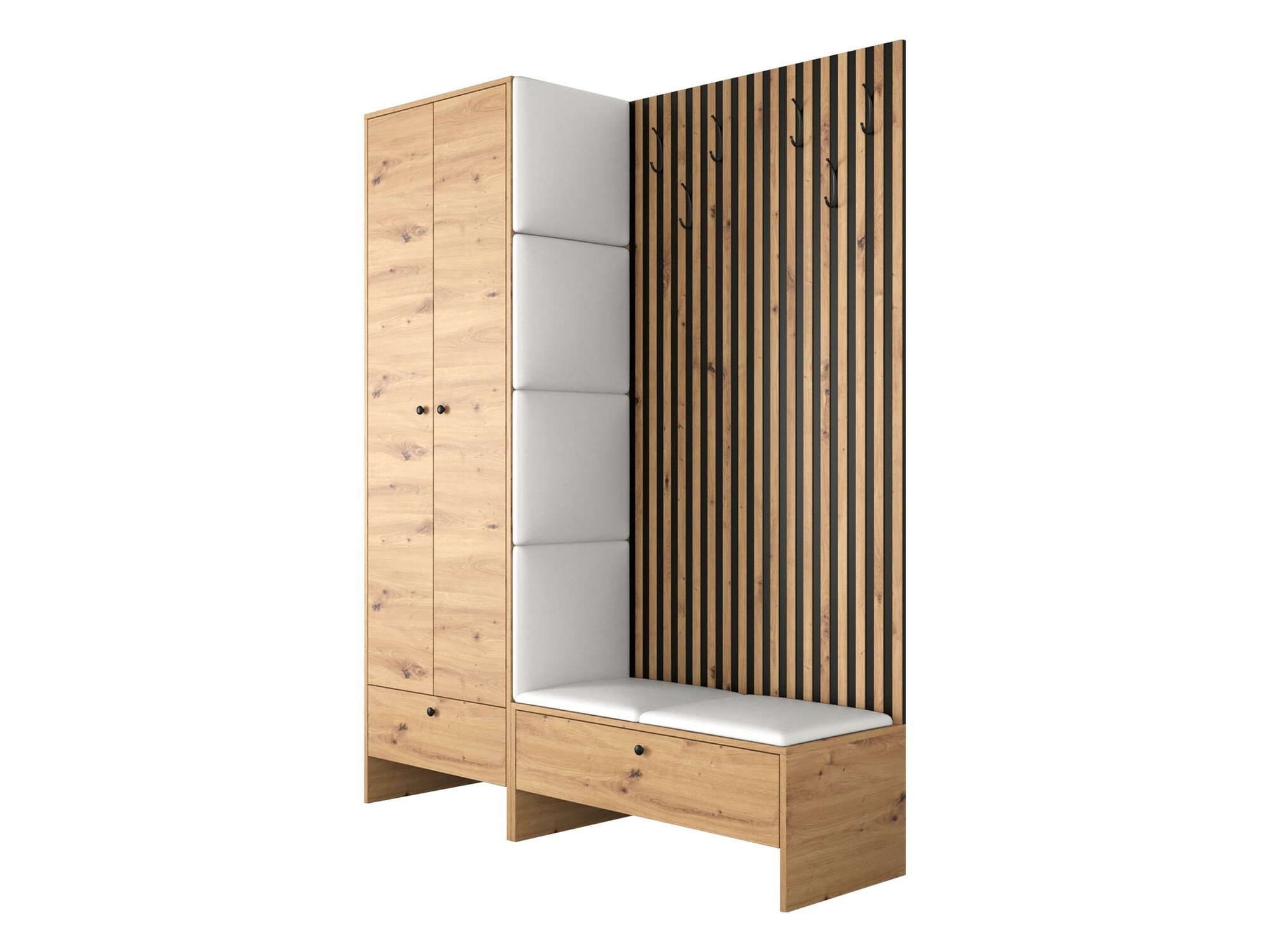 Hallway set Donio III (Artisan oak + Soft 017)