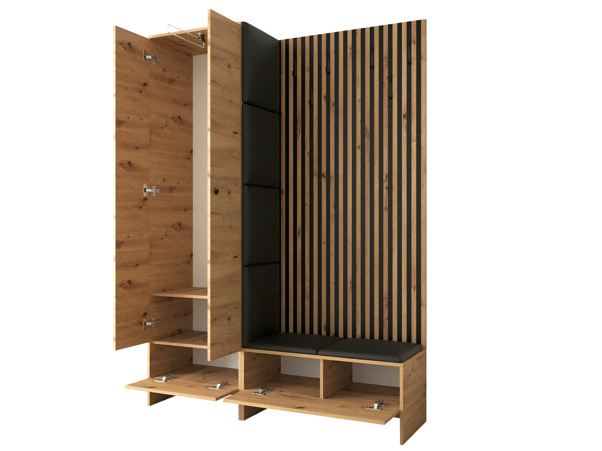 Hallway set Donio III (Artisan oak + Soft 017)