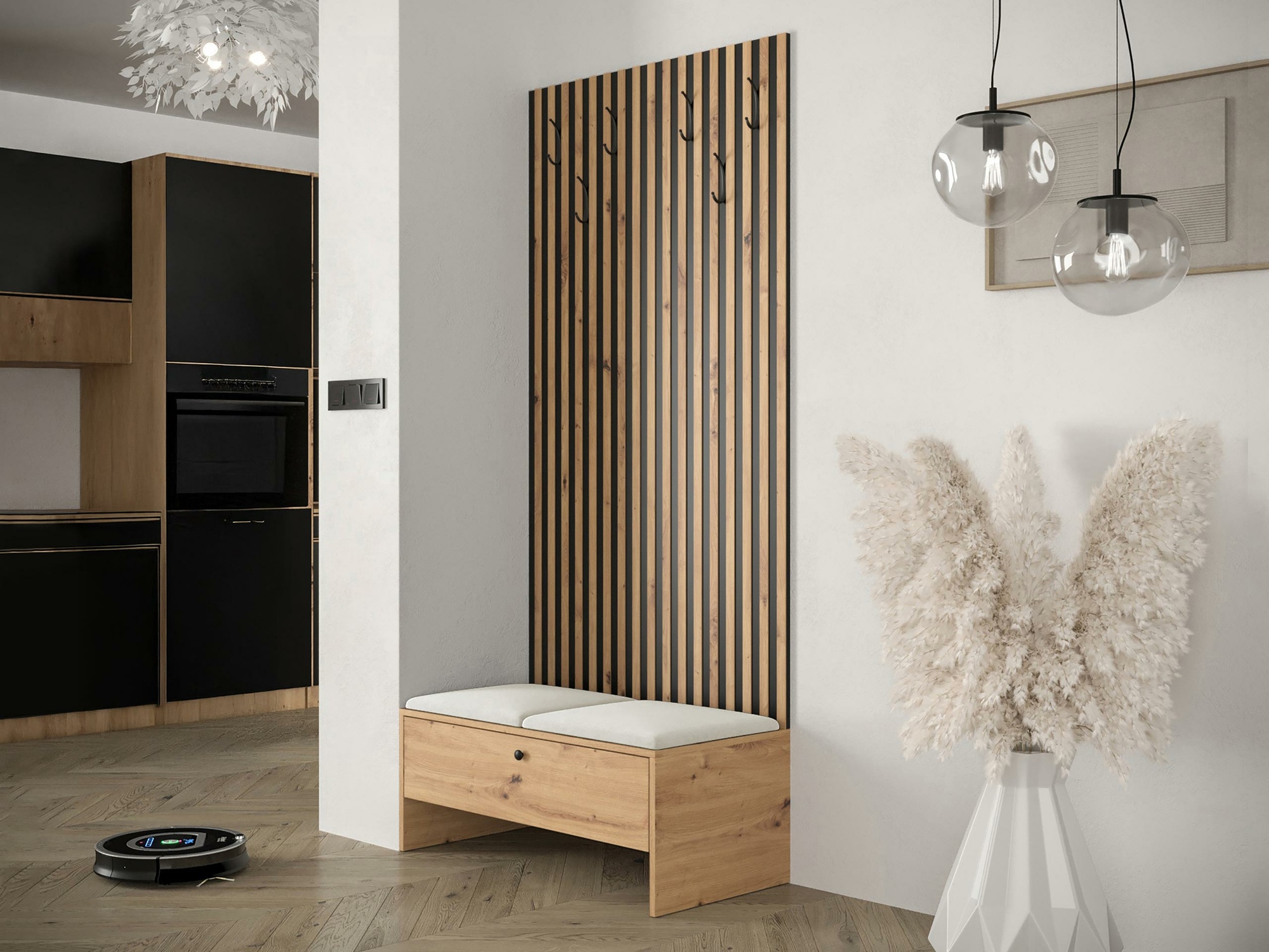 Hallway set Donio IV (Artisan oak + Manila 02)