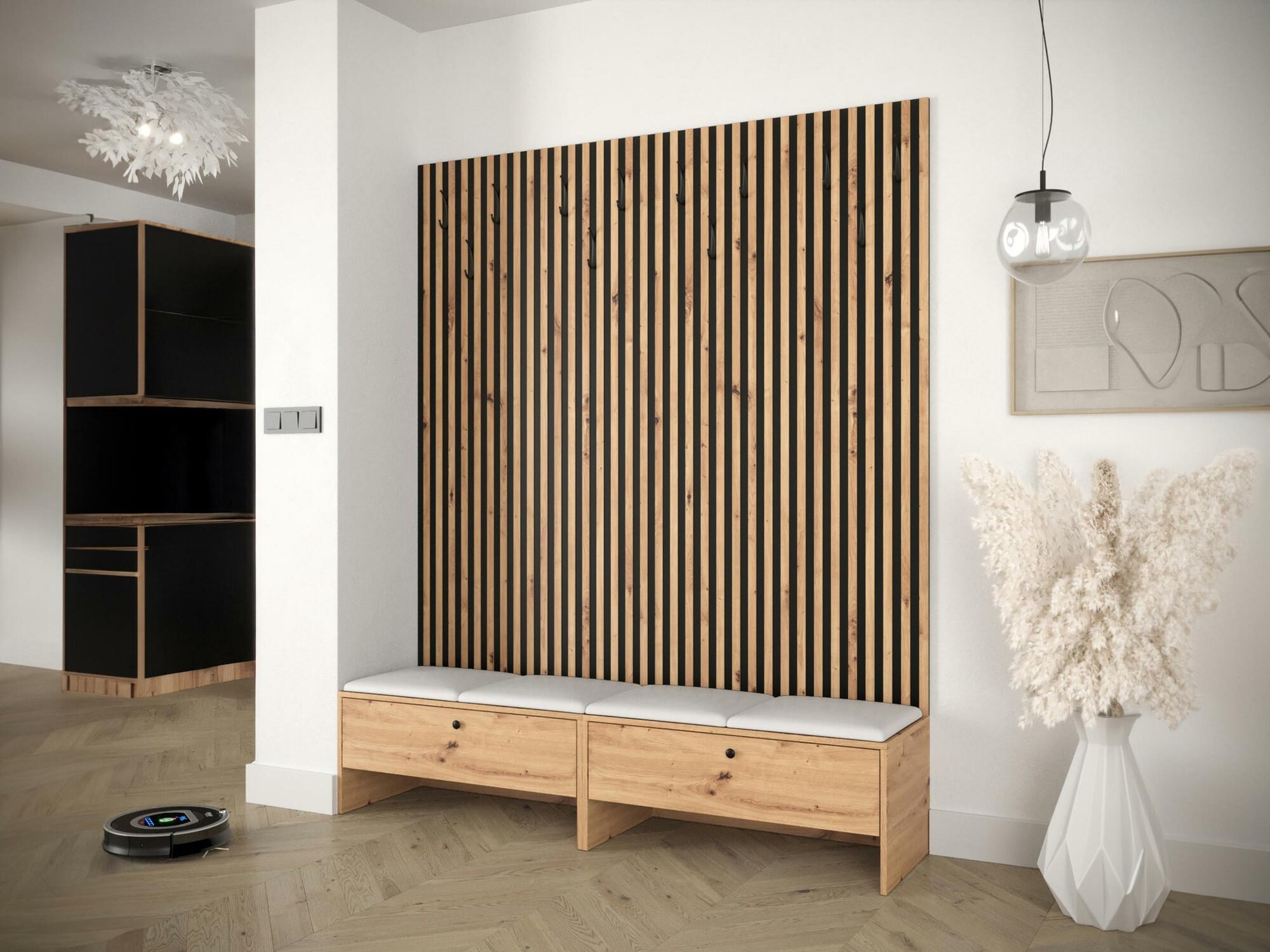 Hallway set Donio V (Artisan oak + Soft 017)