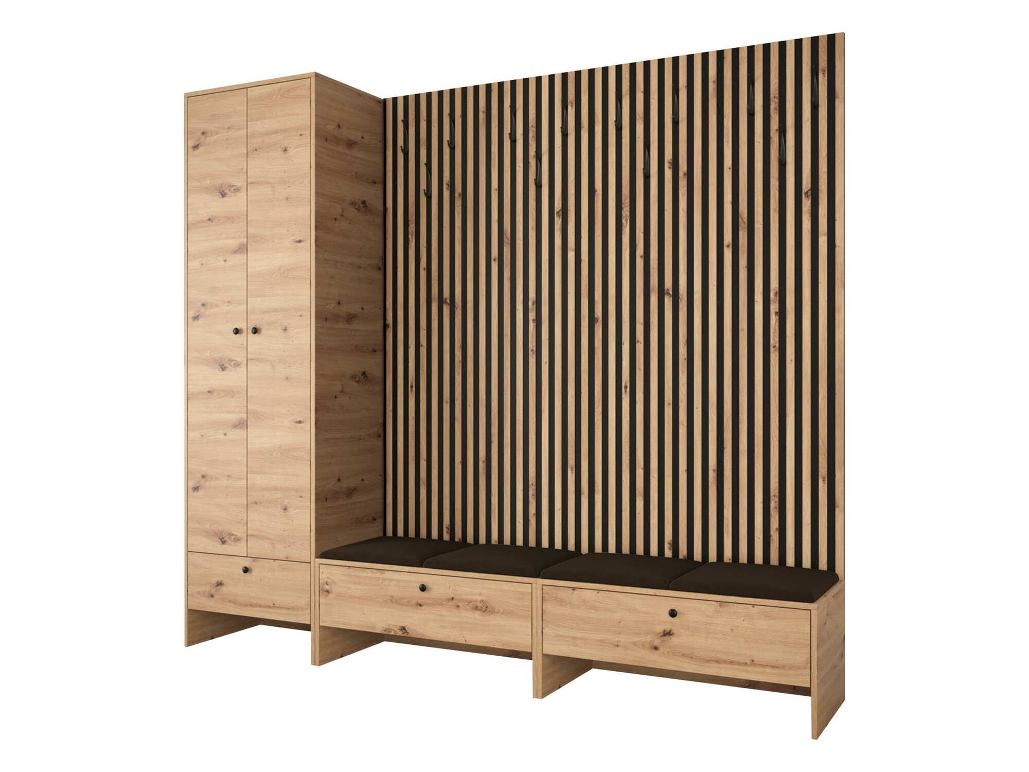 Hallway set Donio VI (Artisan oak + Manila 04)