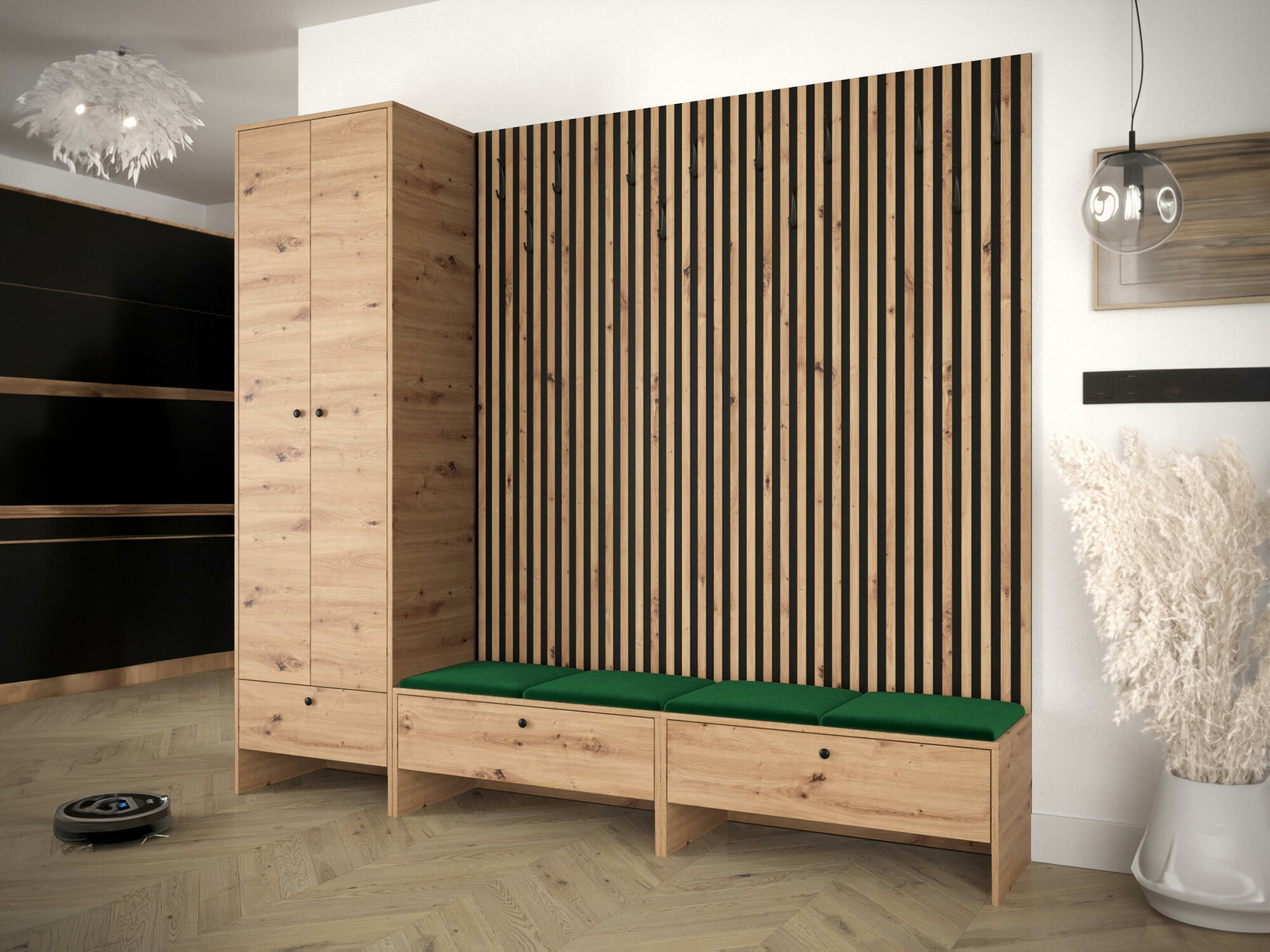 Hallway set Donio VI (Artisan oak + Manila 35)