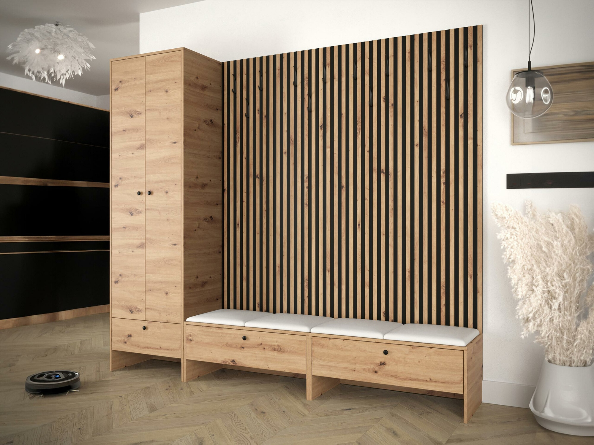 Hallway set Donio VI (Artisan oak + Soft 017)