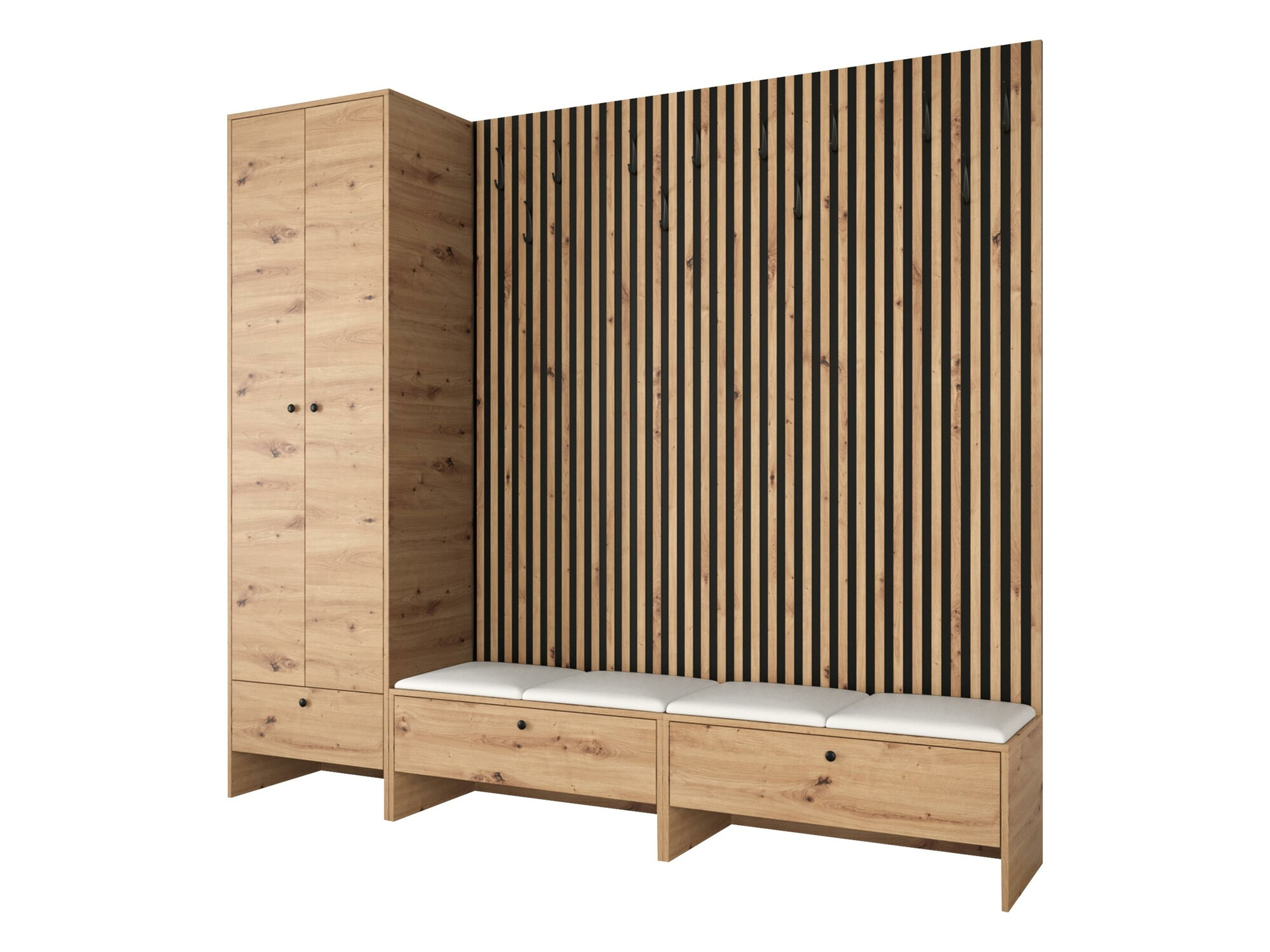 Hallway set Donio VI (Artisan oak + Soft 017)