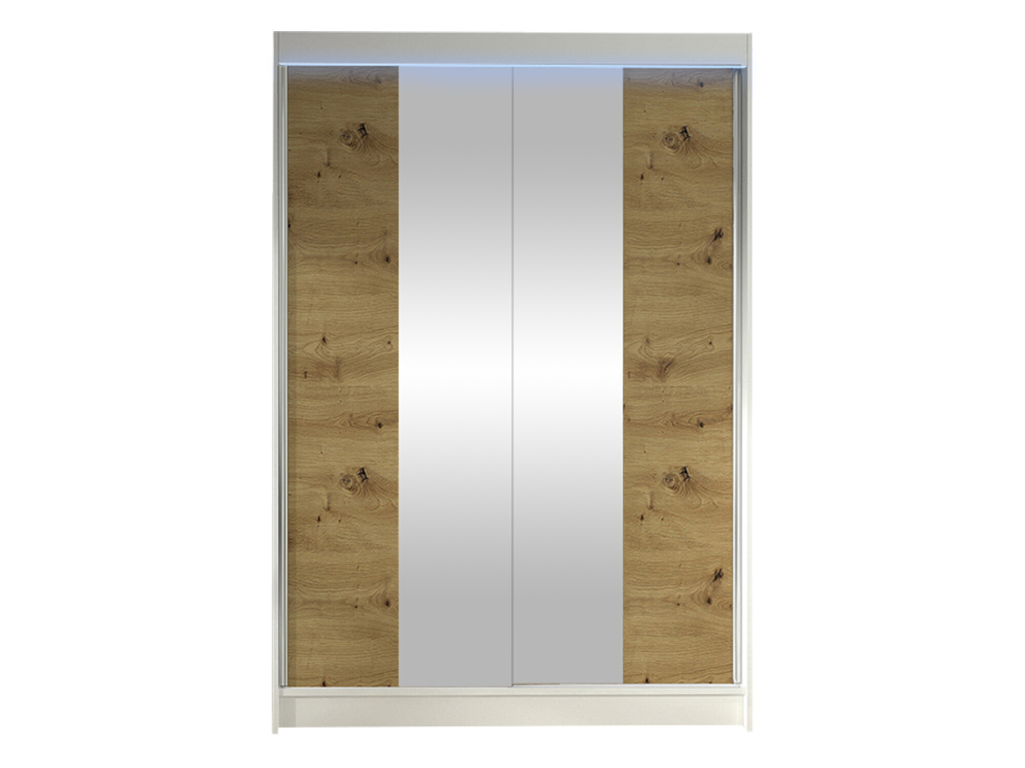 Wardrobe Closico Salvor II (White + Artisan oak)