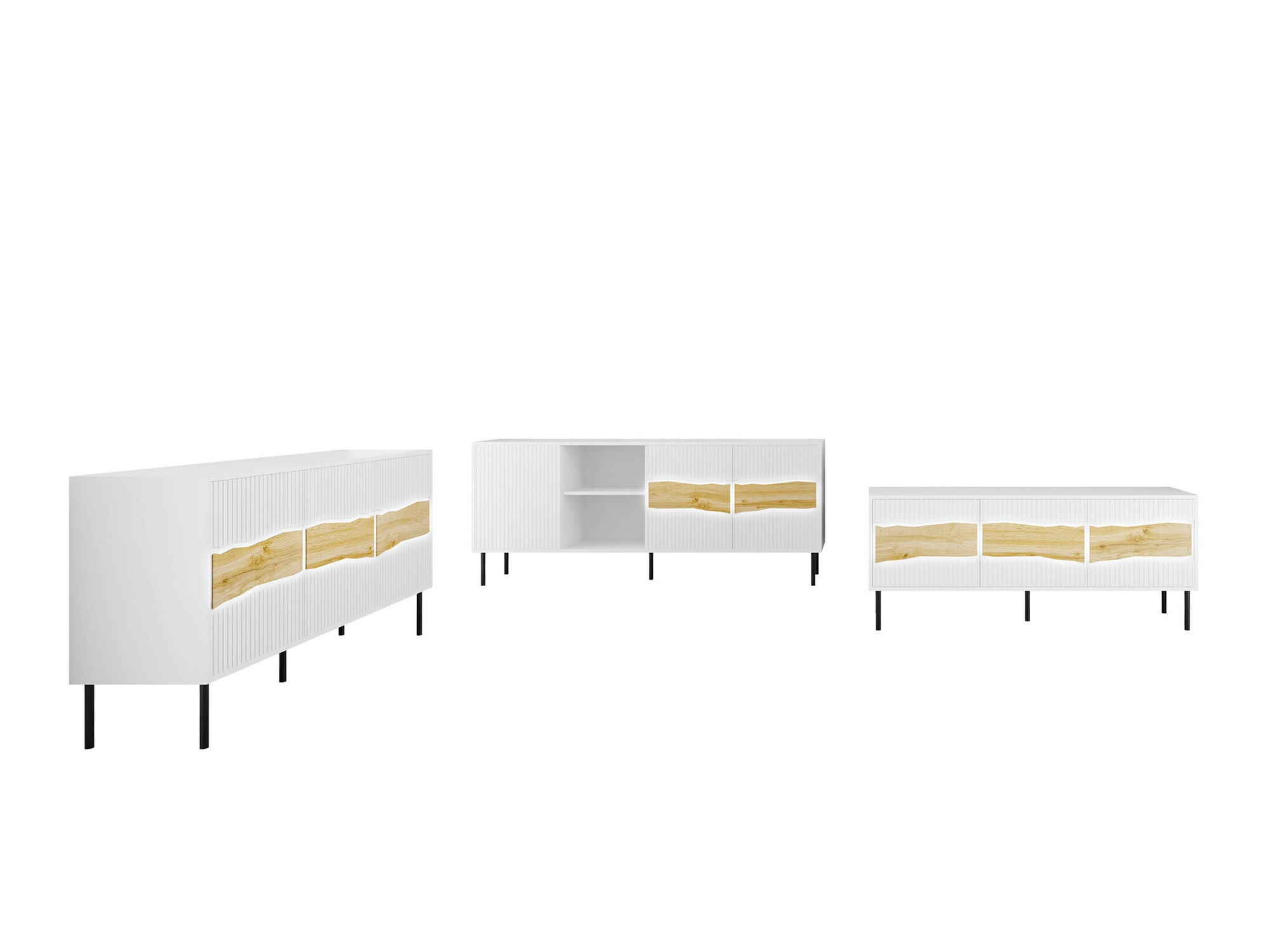 Living room set Monevare 105 (Wotan Oak + Cashmere)