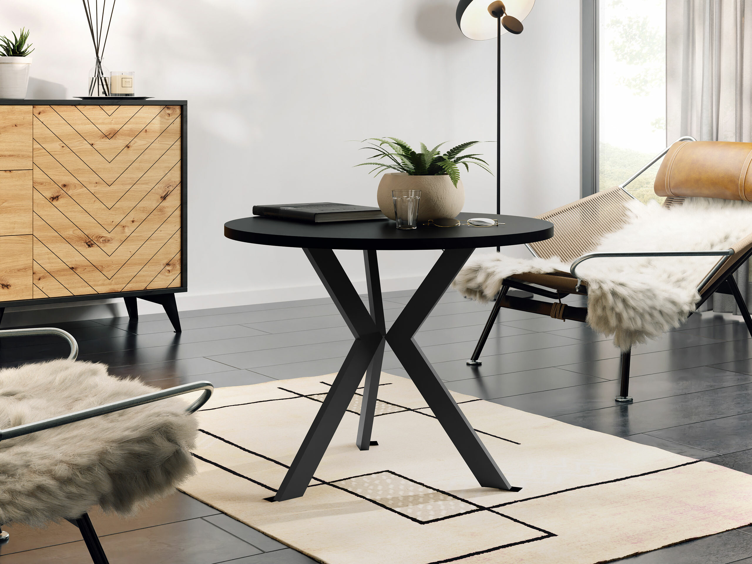 Coffee table Dearborn 106 (Black)