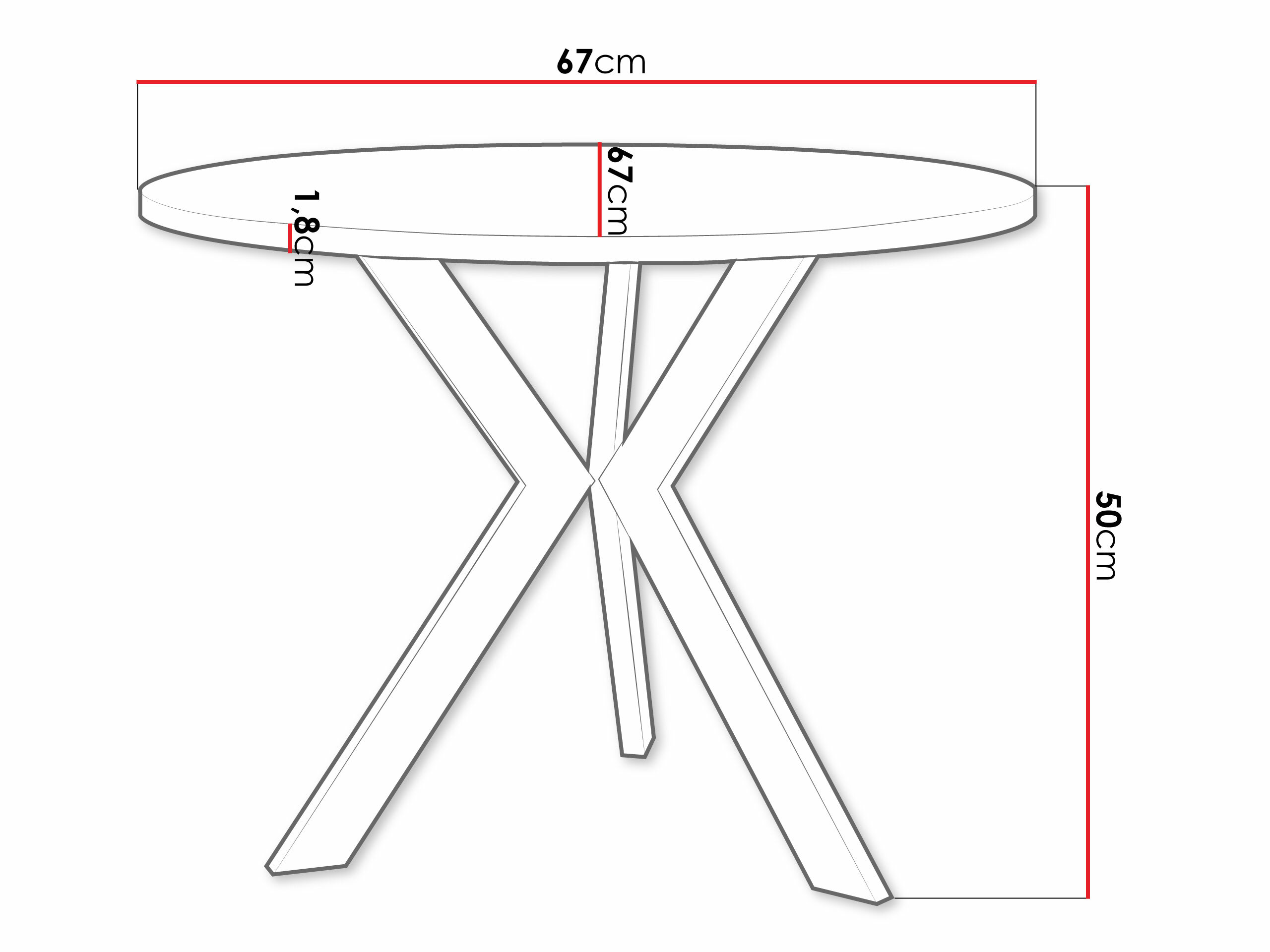 Coffee table Dearborn 106 (Golden oak + Black)
