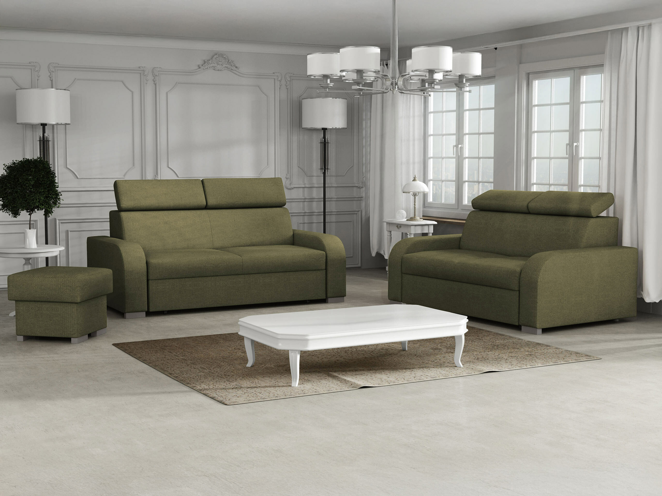 Upholstered furniture set Ovos I (Crown 11)