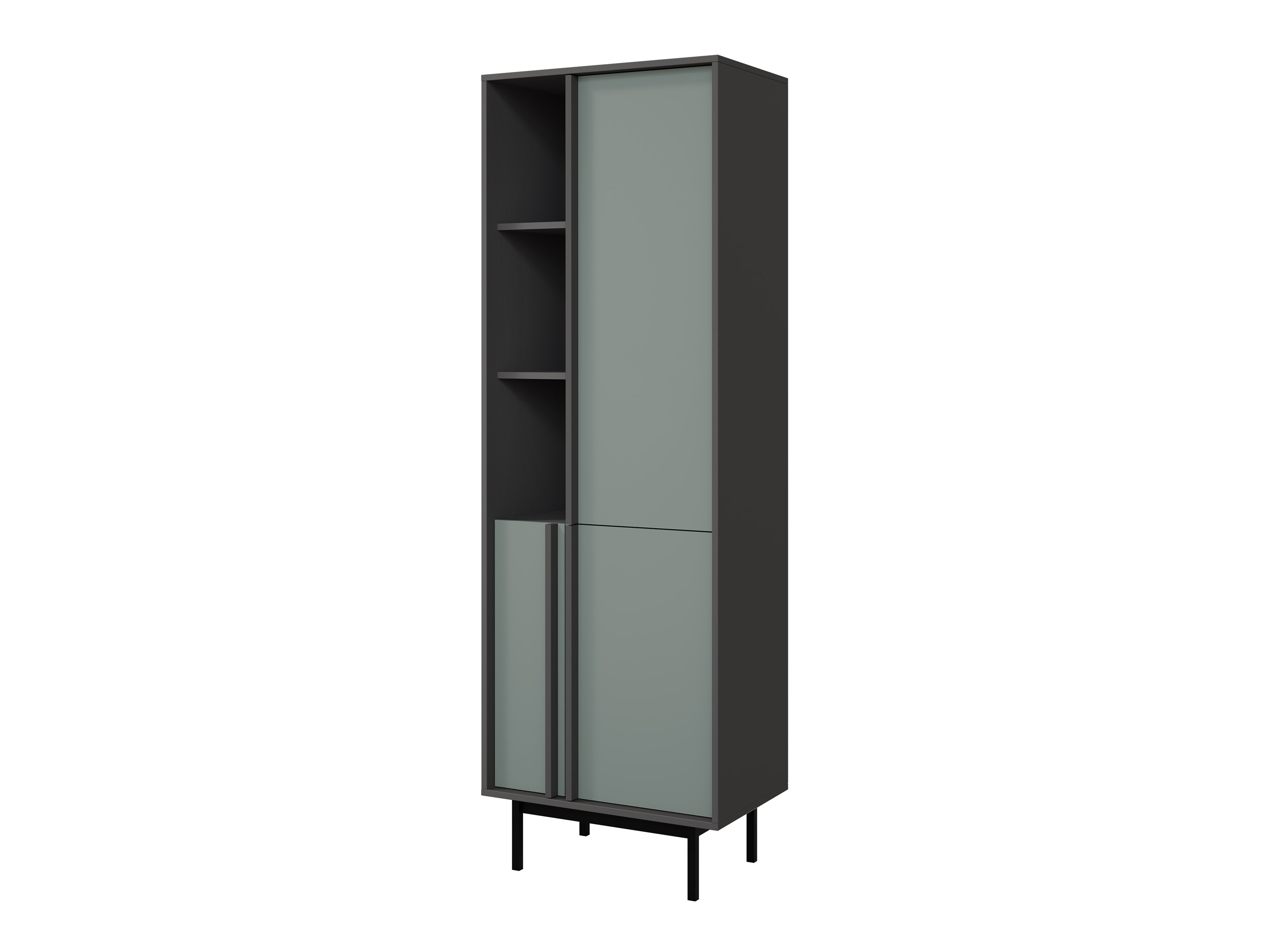 Bookcase Levali 102 (Dusty green)