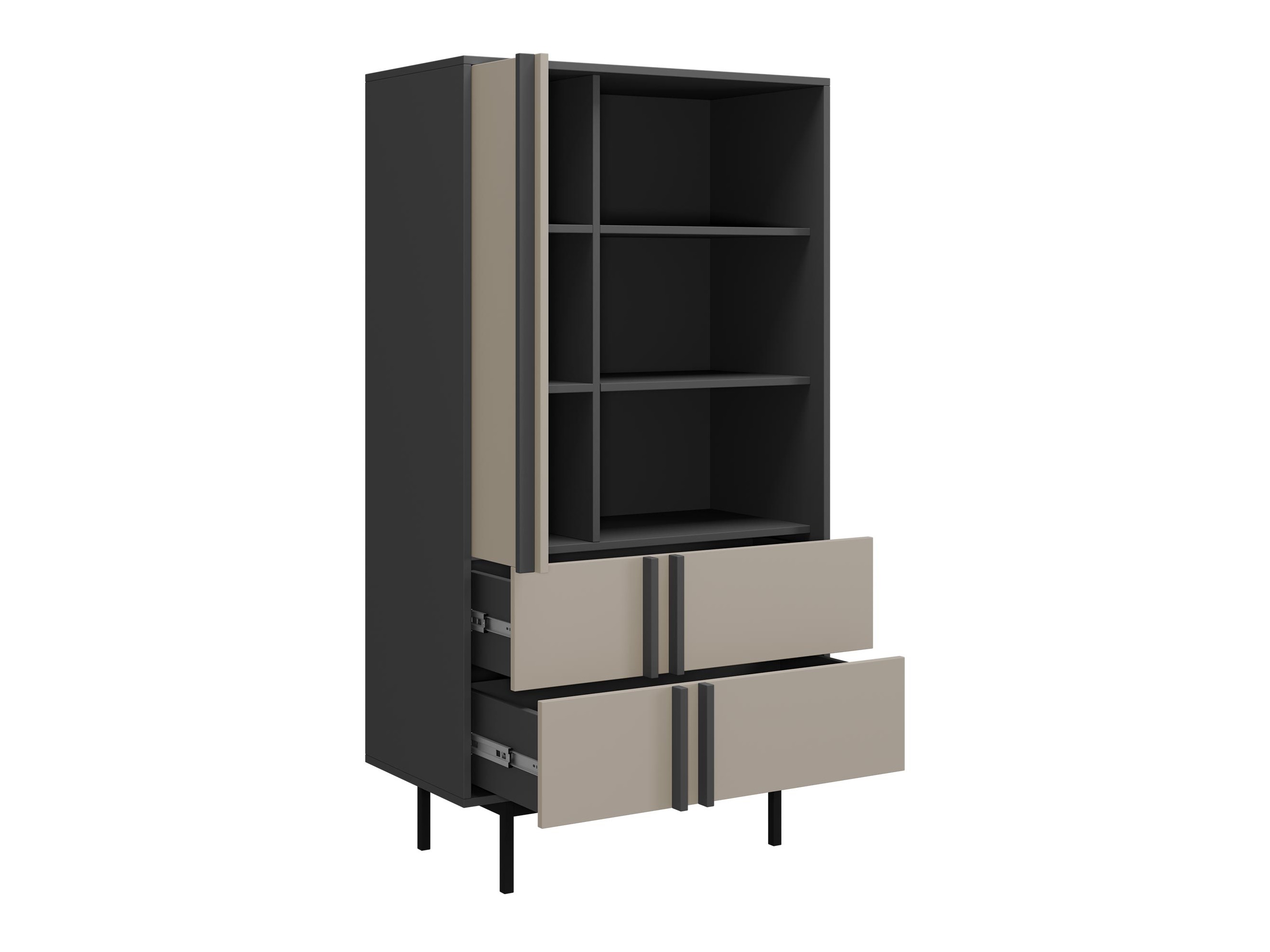 Bookcase Levali 103 (Dusty green)