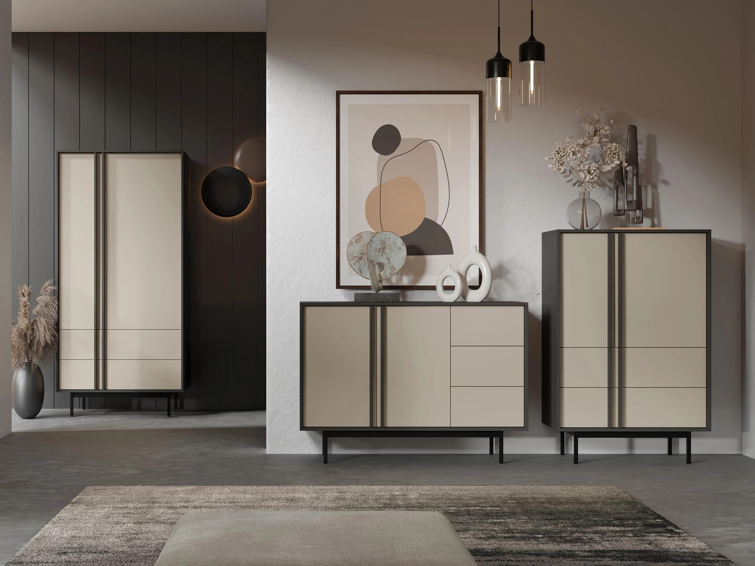 Chest of drawers Levali 106 (Beige)