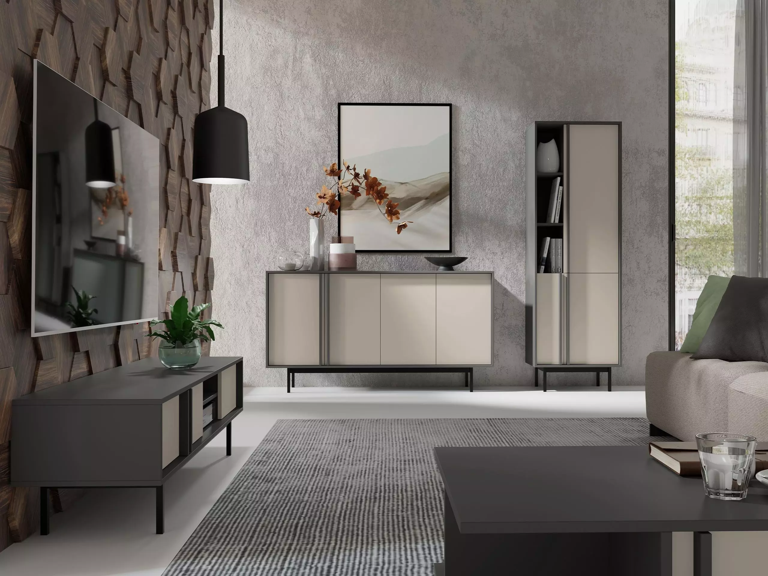 Sideboard Levali 105 (Beige)