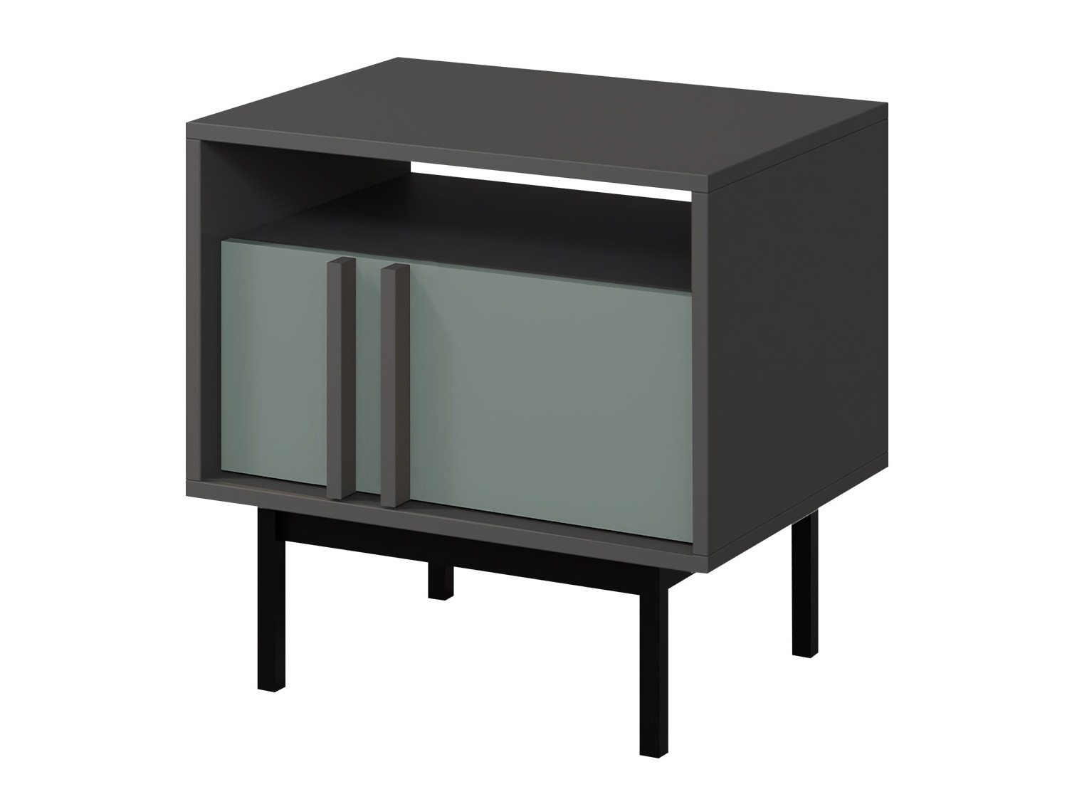 Bedside table Levali 112 (Dusty green)