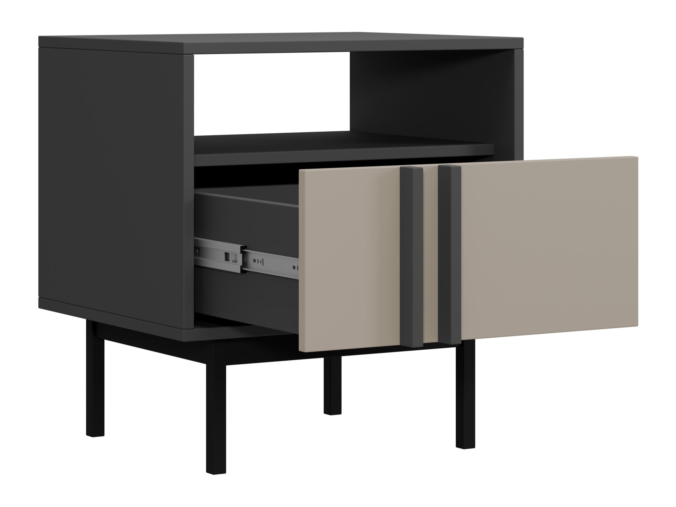Bedside table Levali 112 (Dusty green)