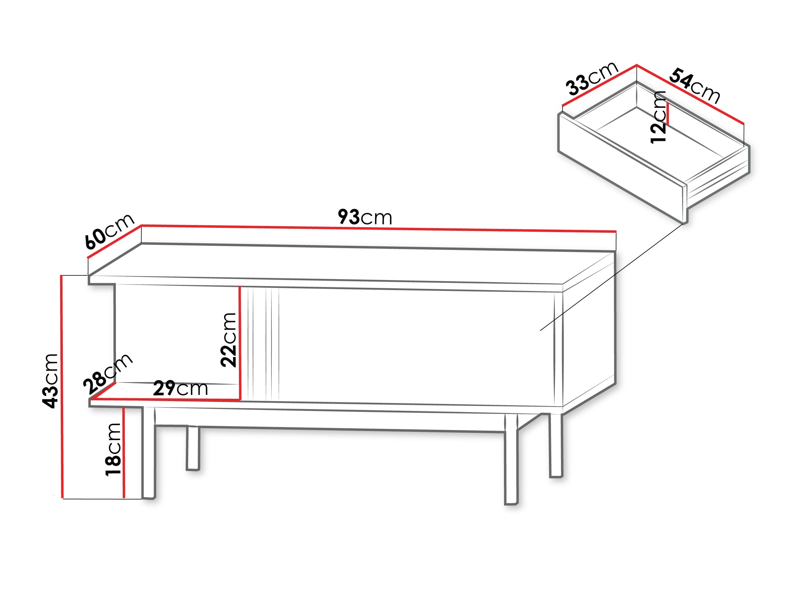 Coffee table Levali 111 (Oak)