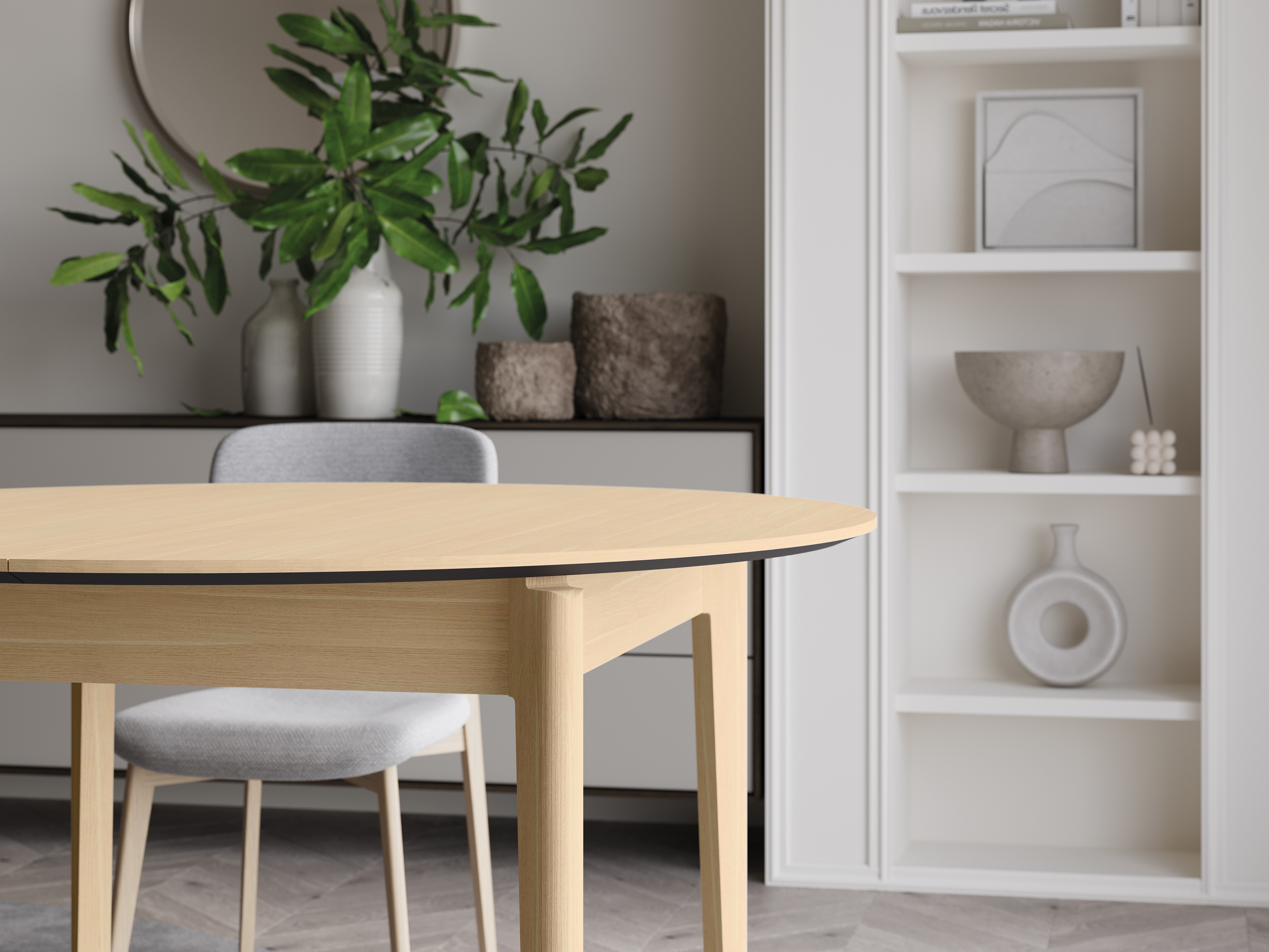 Table Fresno 175 (Light oak)