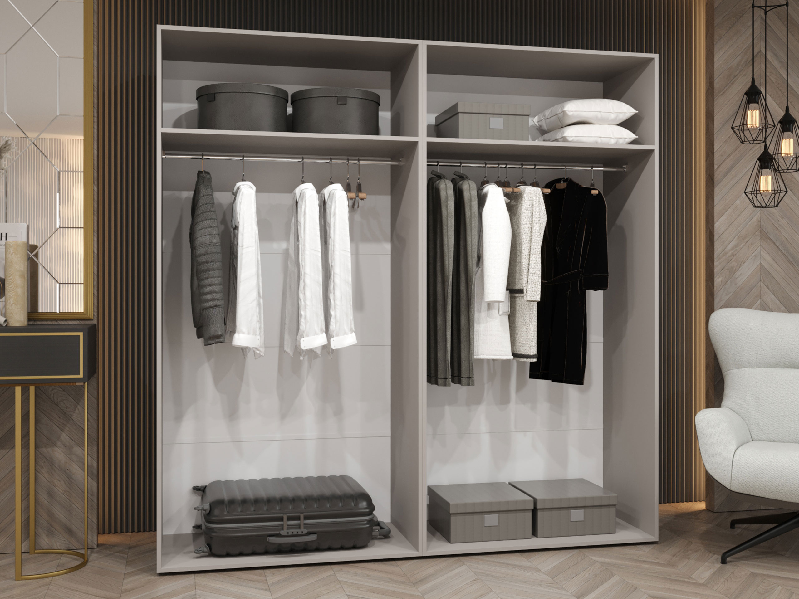 Wardrobe Hartford 513 (White)