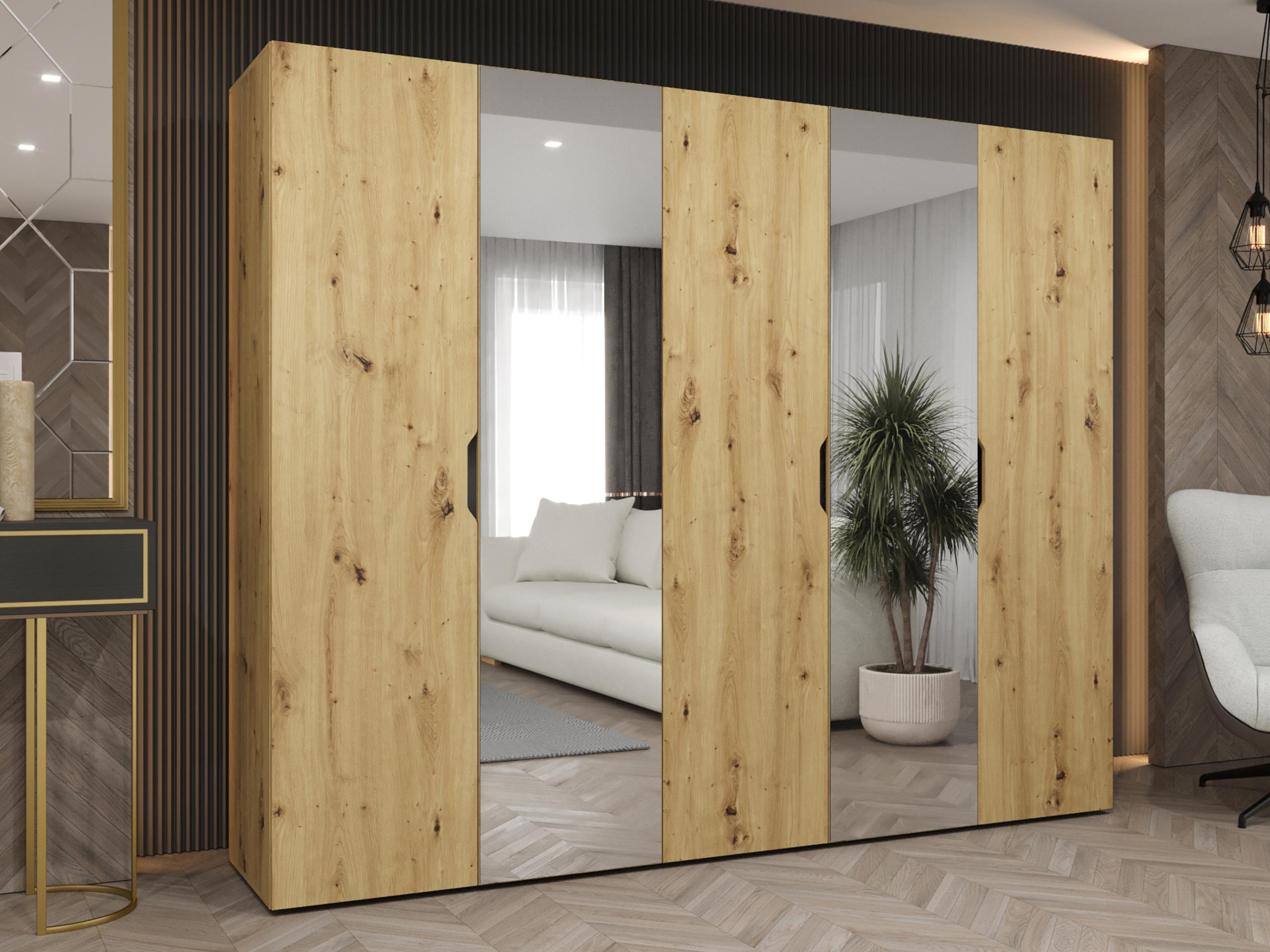 Wardrobe Hartford 516 (Artisan oak)