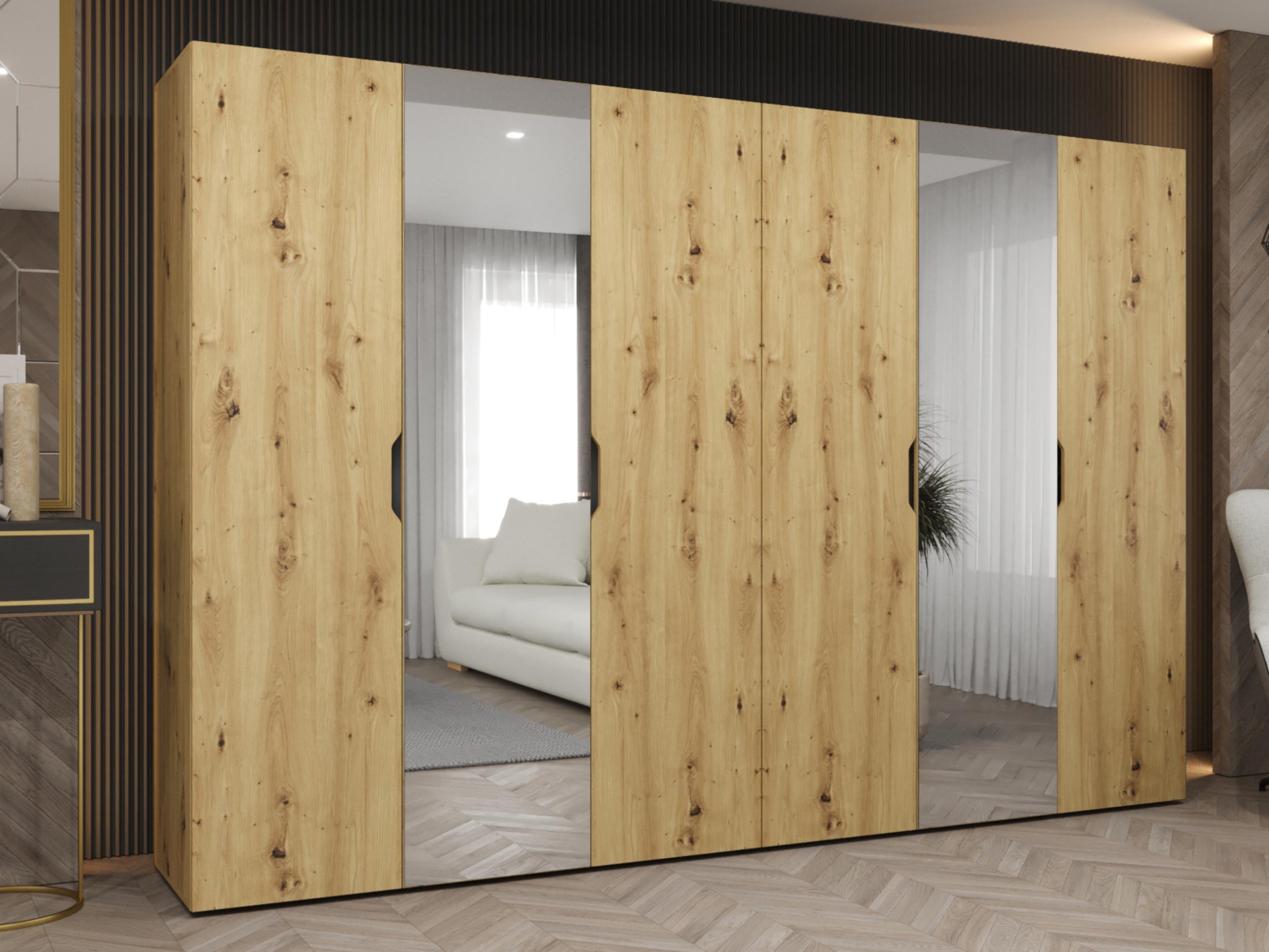 Wardrobe Hartford 518 (Artisan oak)