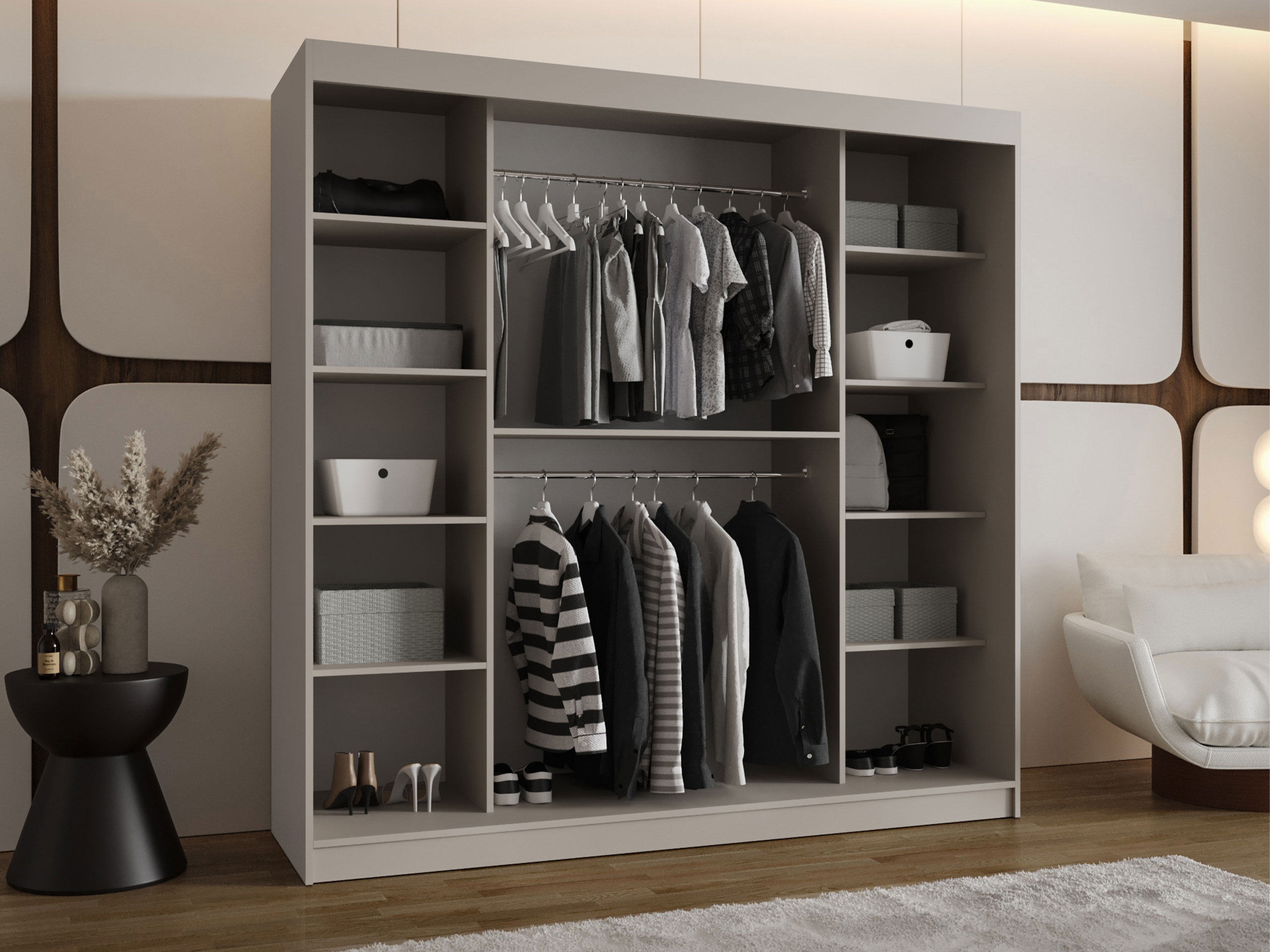 Wardrobe Hartford 521 (Black)