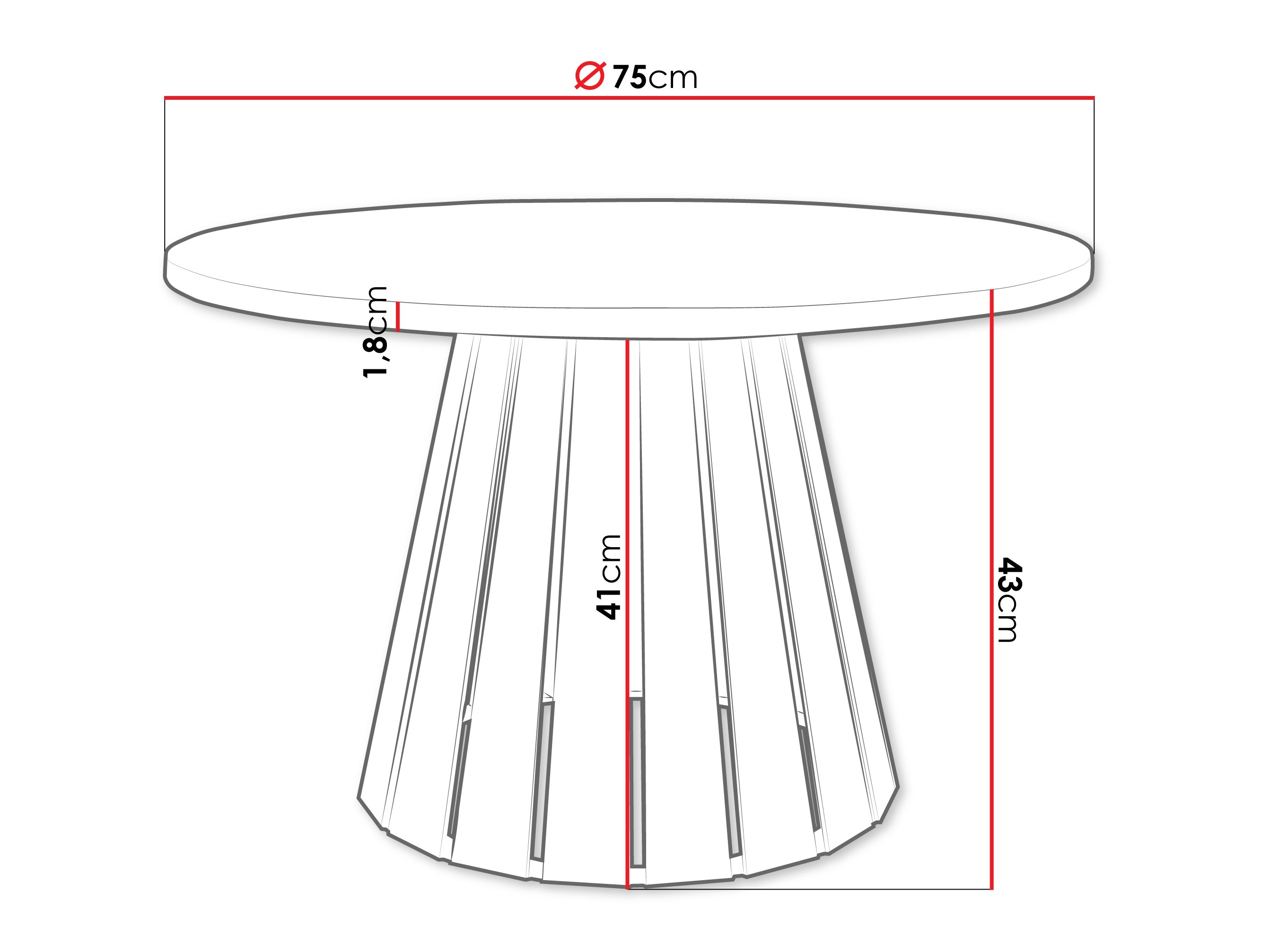 Coffee table Oswego 134 (Cashmere)