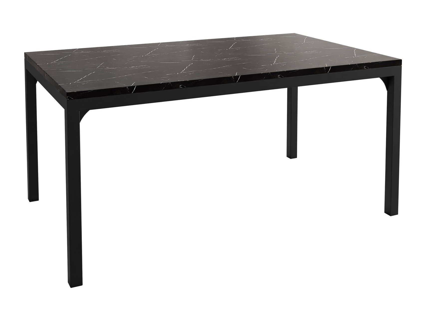 Coffee table Oswego 138 (Black marble + Black)