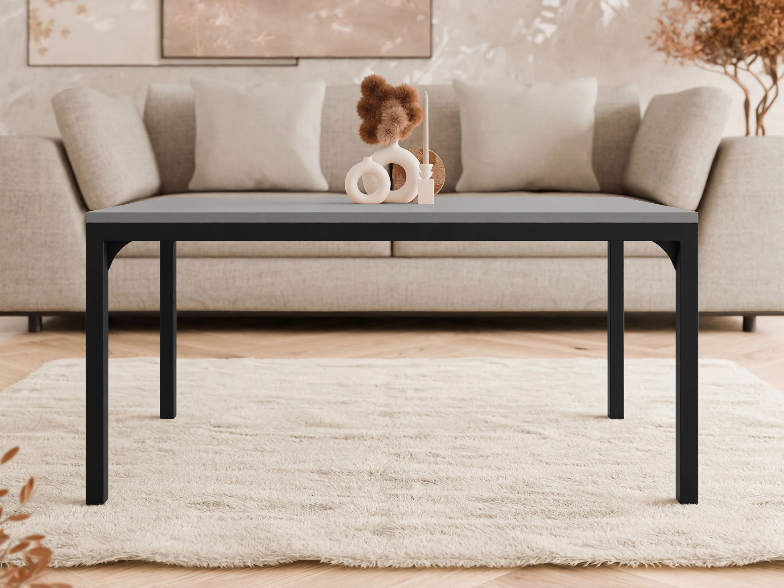Coffee table Oswego 138 (Graphite + Black)