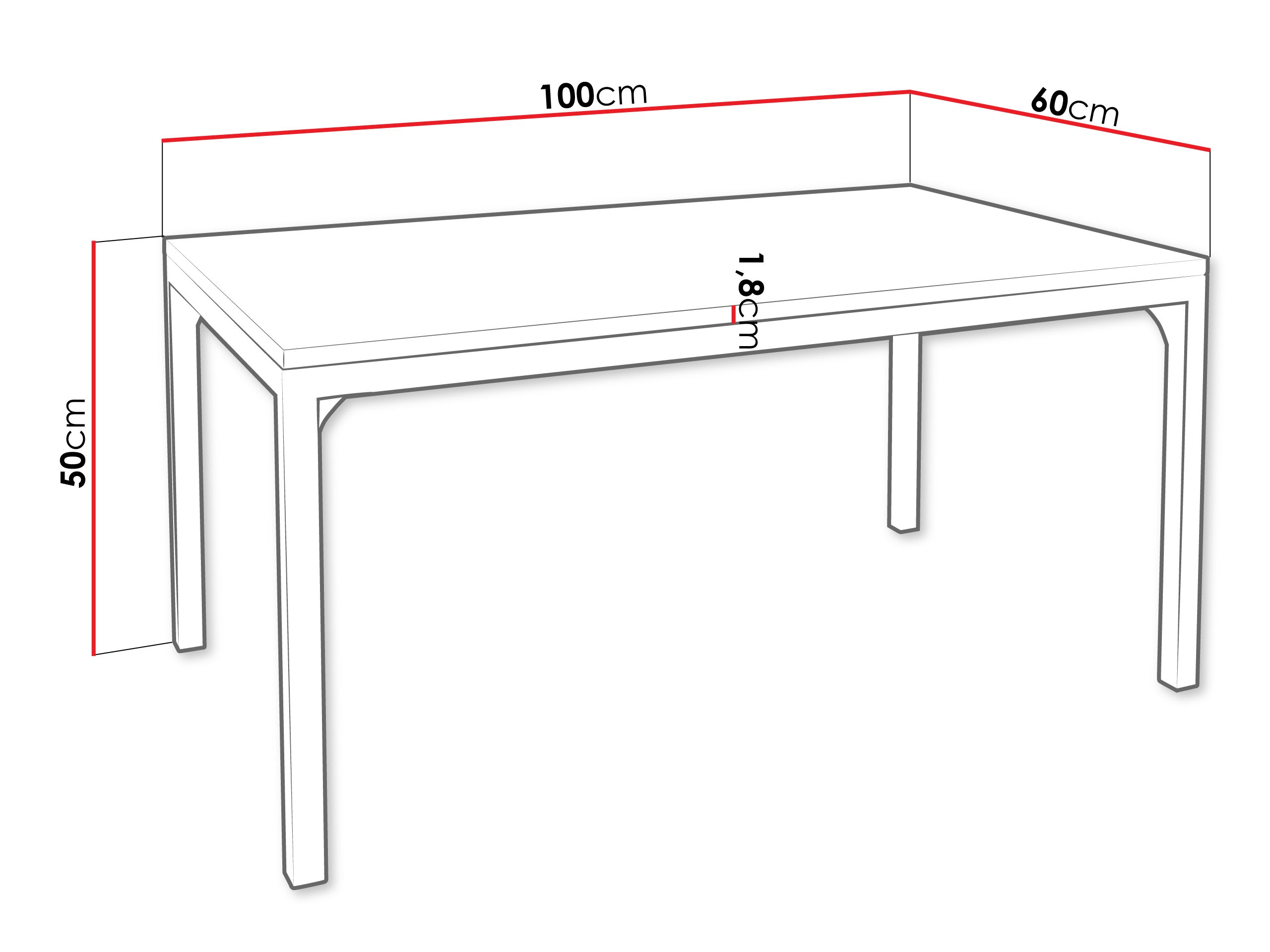 Coffee table Oswego 138 (Graphite + Black)