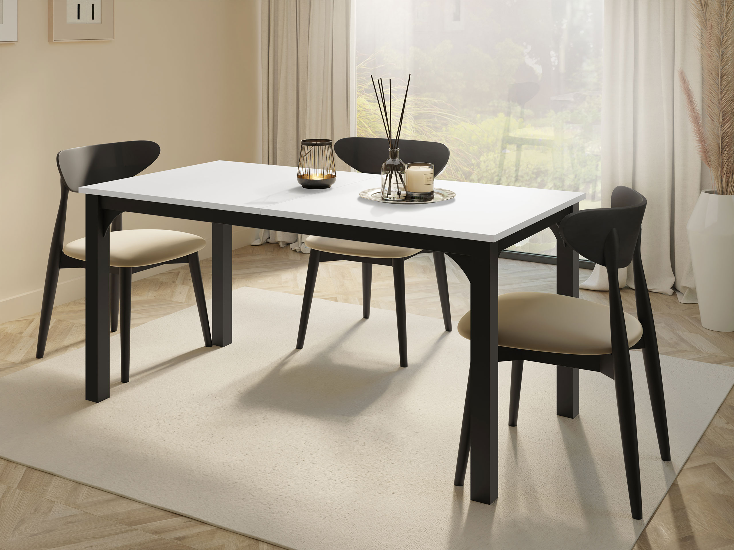 Table Oswego 137 (White + Black)