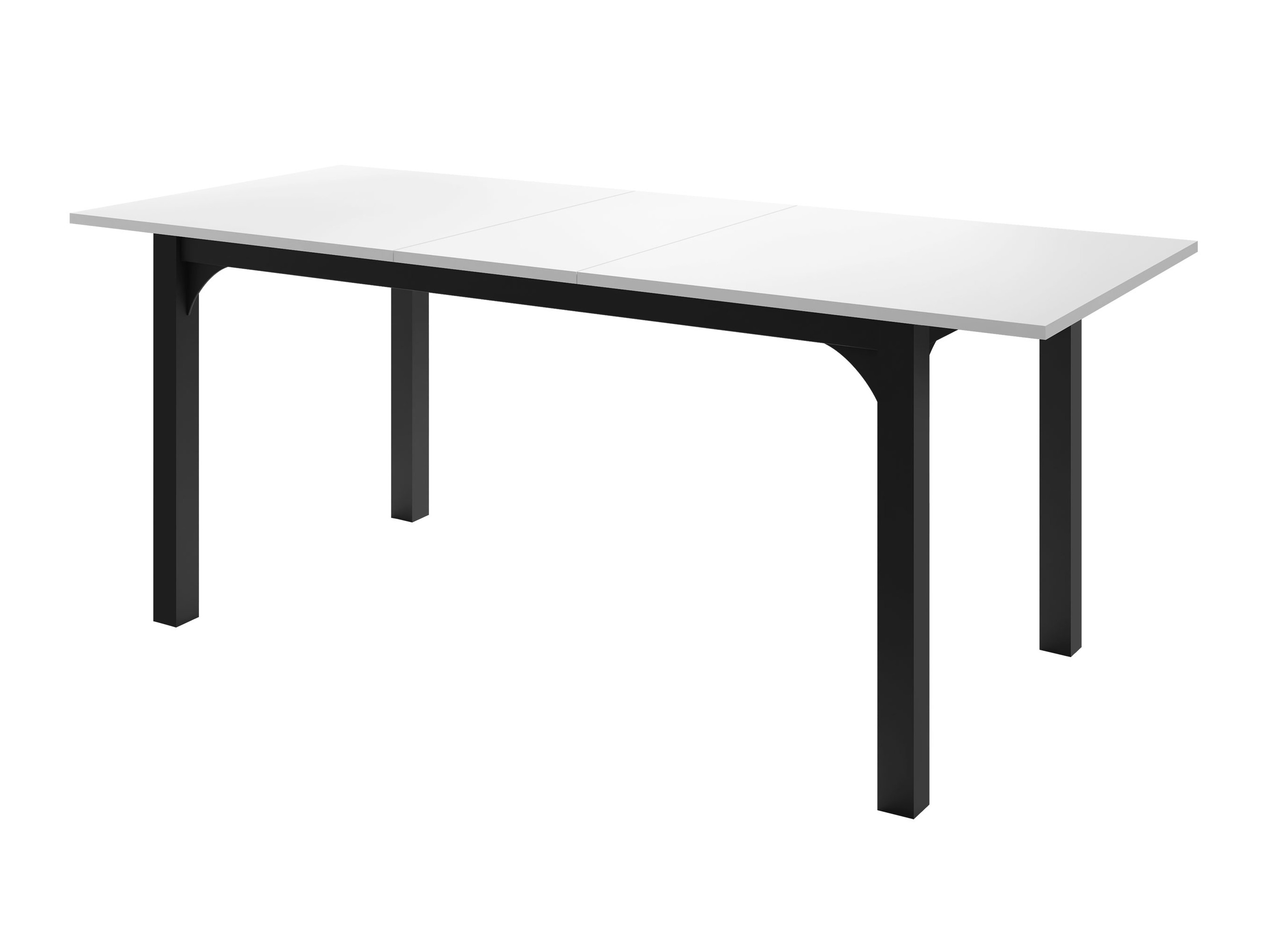 Table Oswego 137 (White marble + Black)