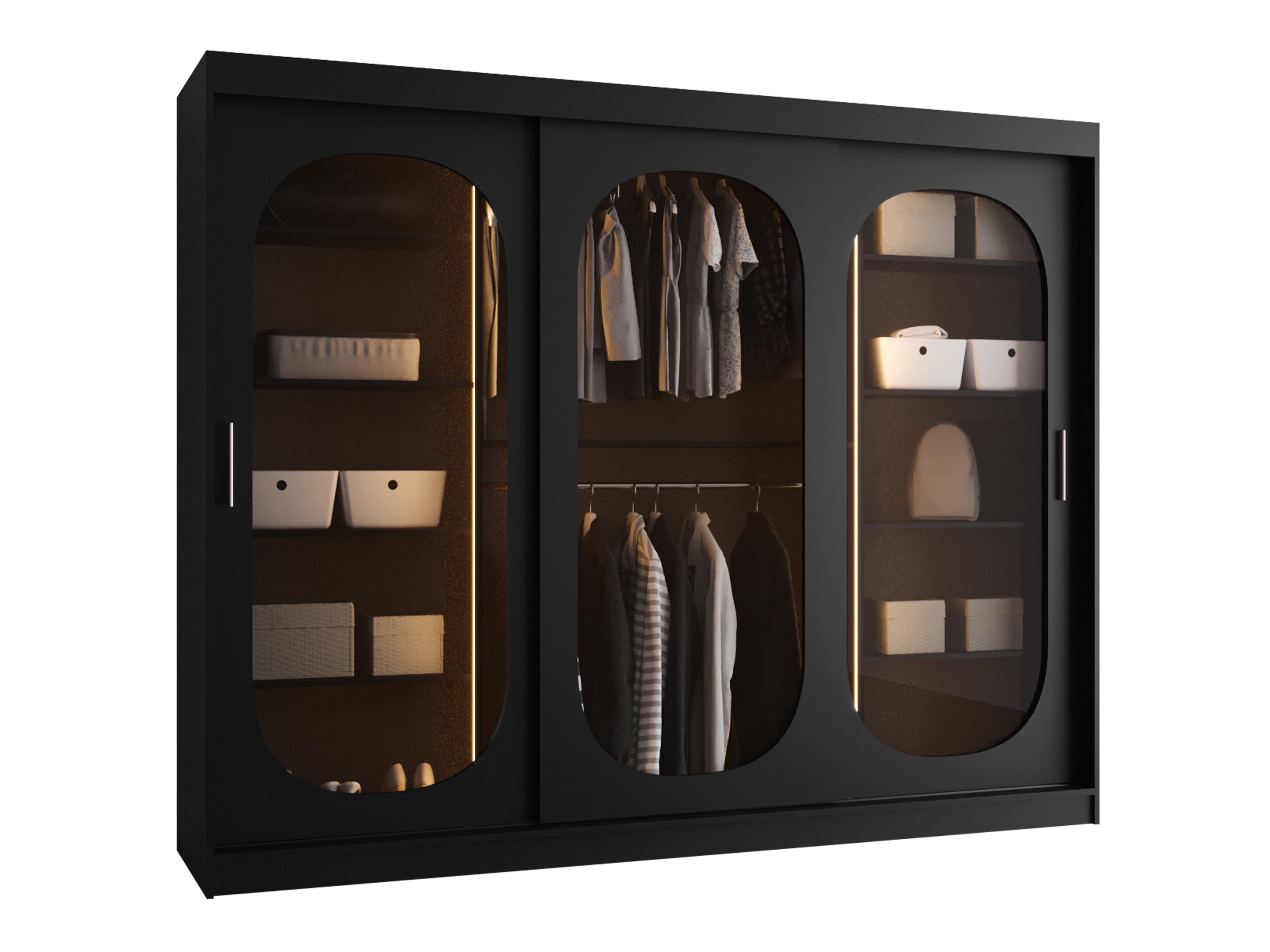 Wardrobe Hartford 522 (Black)