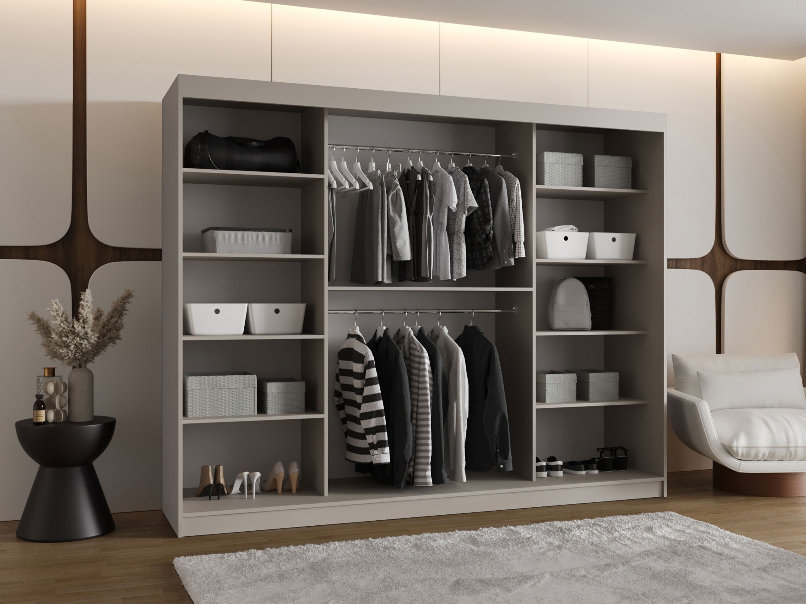 Wardrobe Hartford 522 (Black)