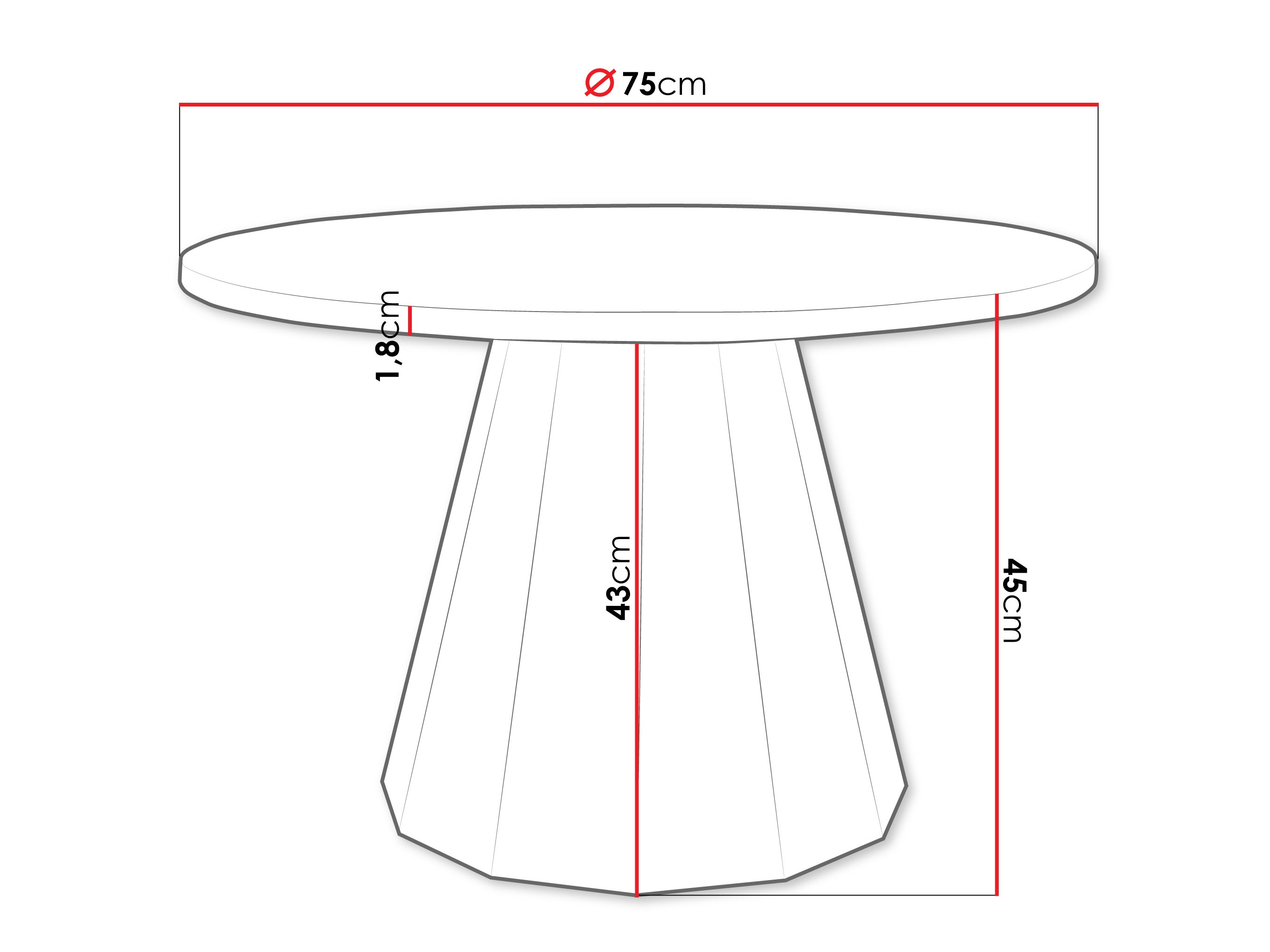 Coffee table Oswego 139 (Black + Oak)