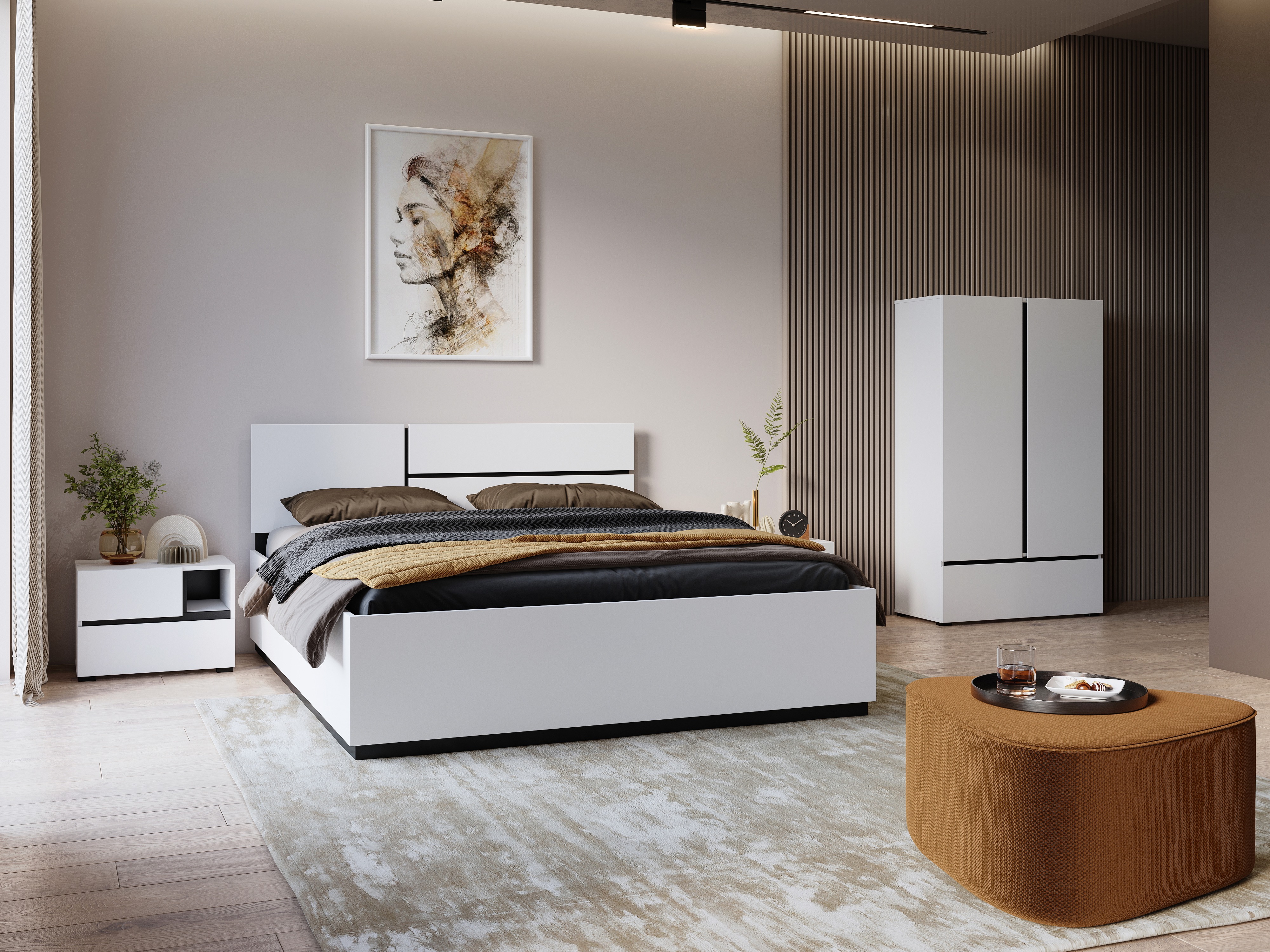 Bookcase Alfere 122 (White)