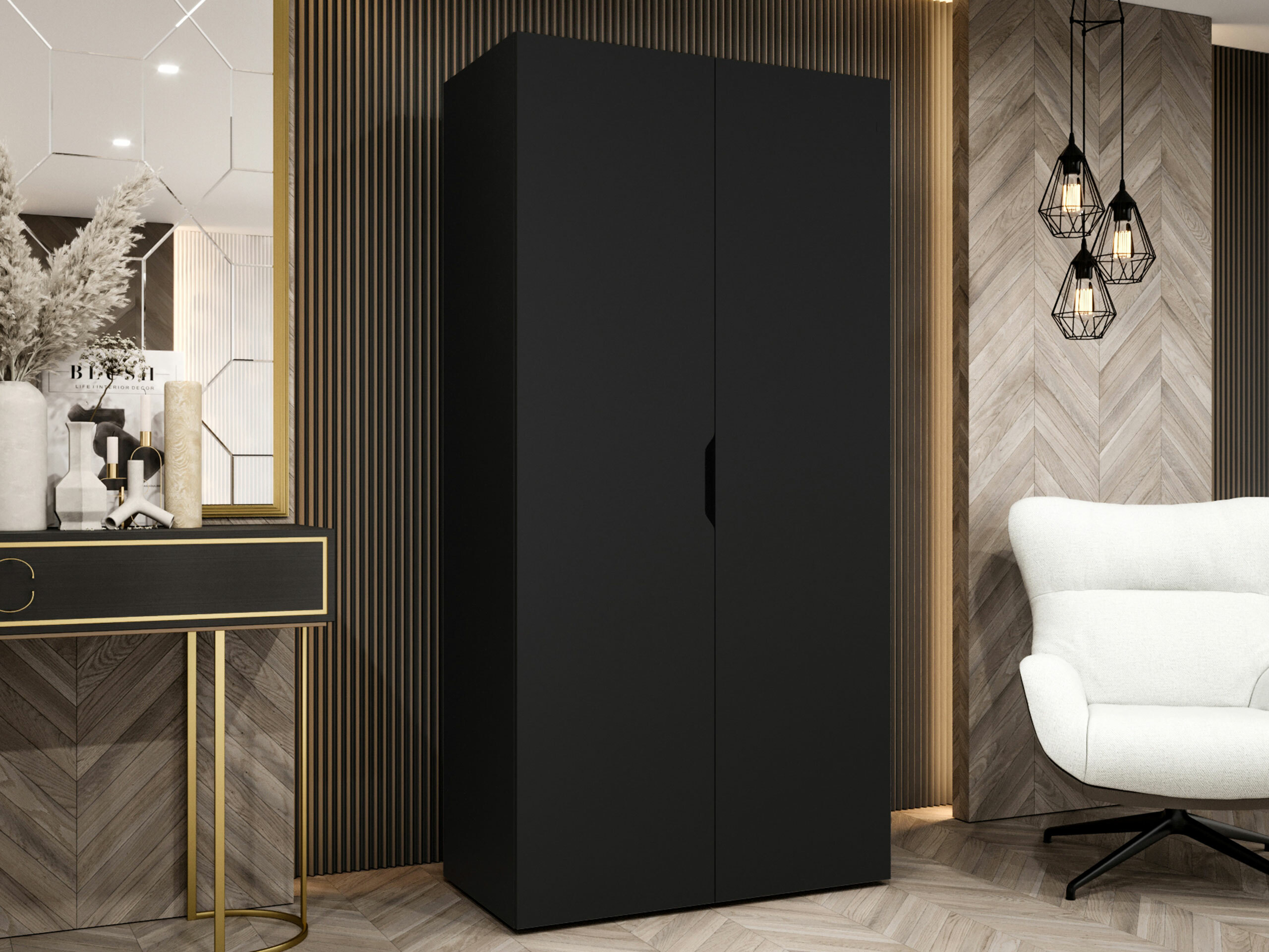 Wardrobe Hartford 509 (Black)