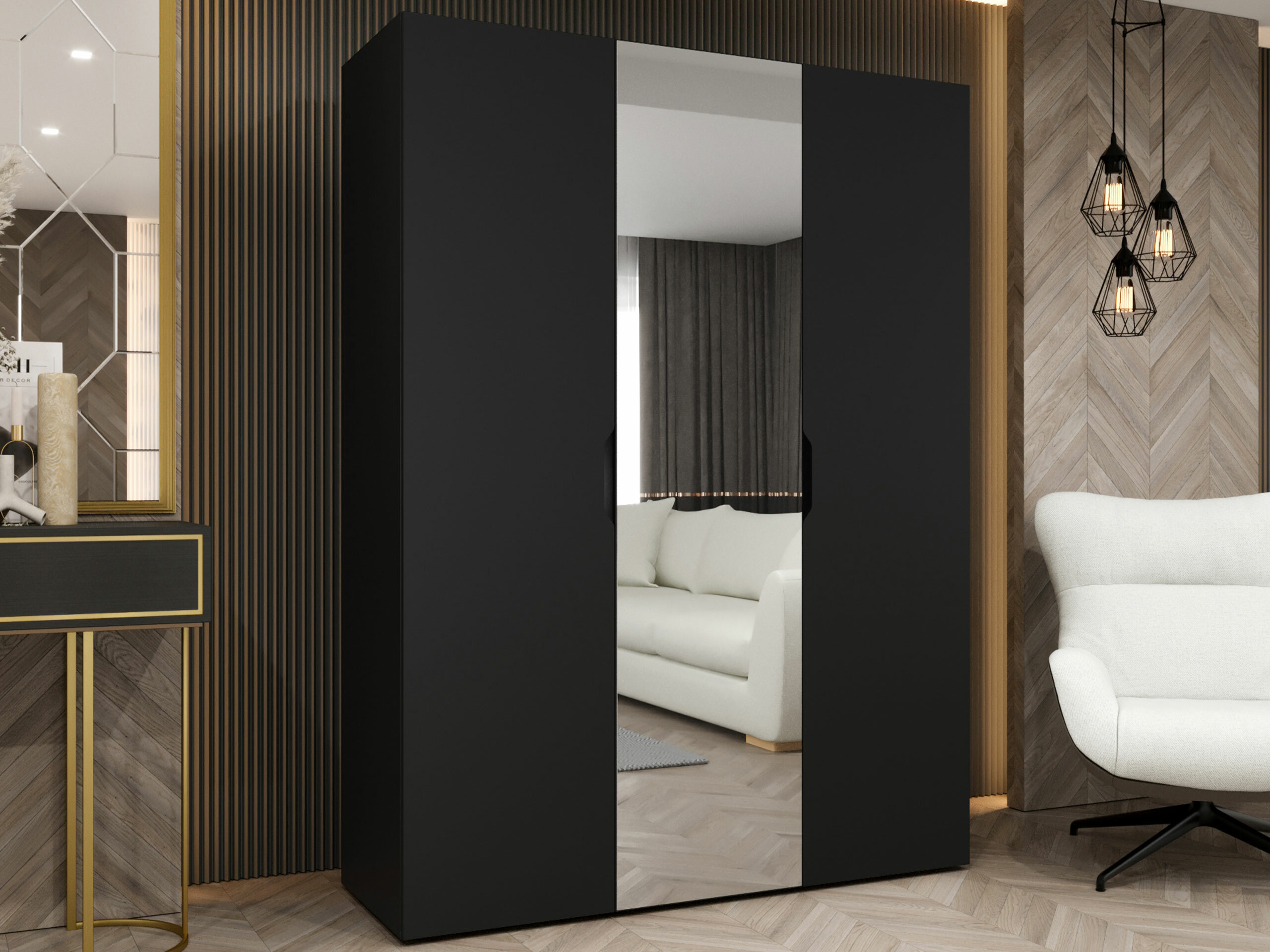 Wardrobe Hartford 512 (Black)