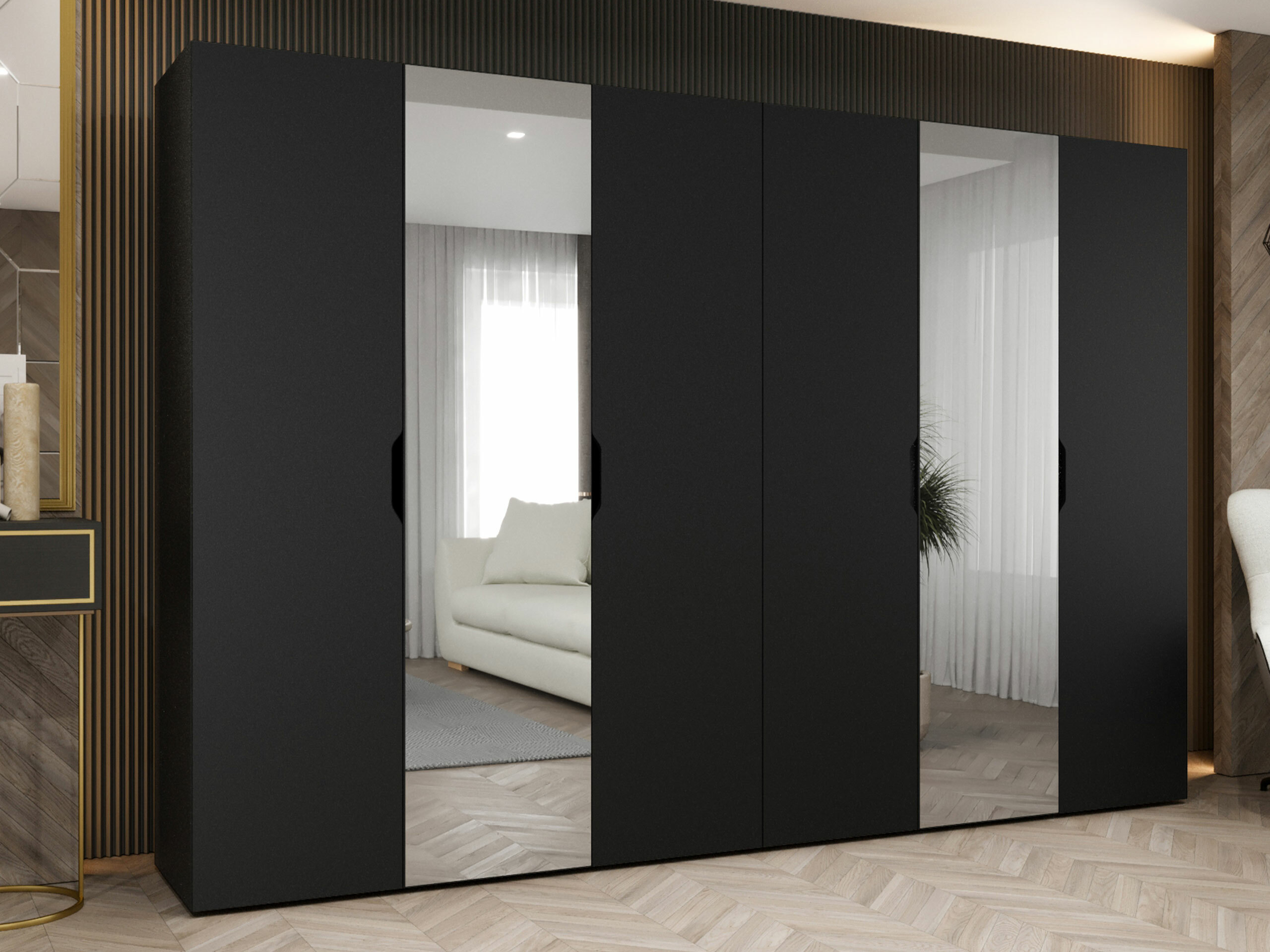 Wardrobe Hartford 518 (Black)