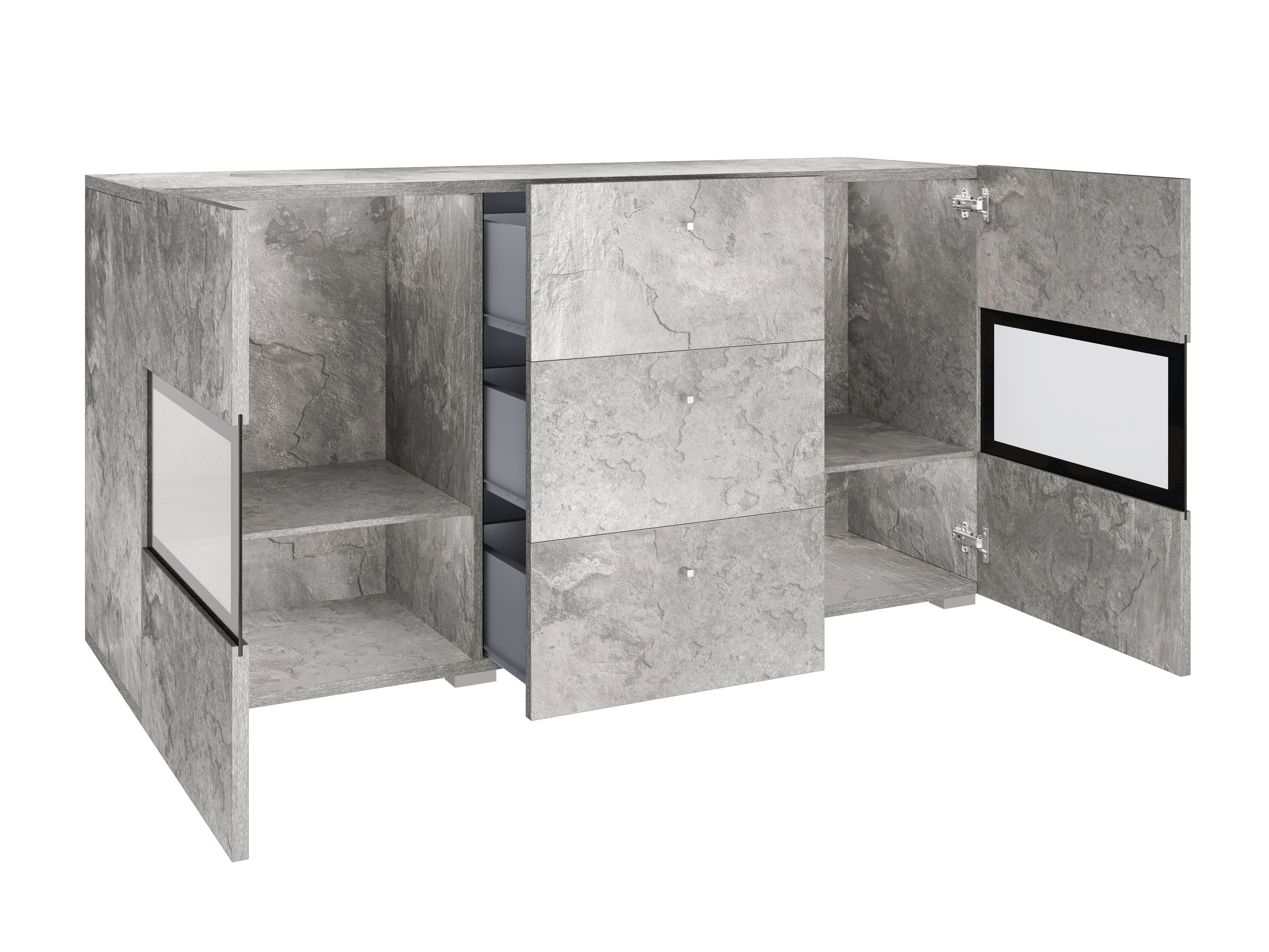 Chest of drawers Serodeu 101 (Concrete)