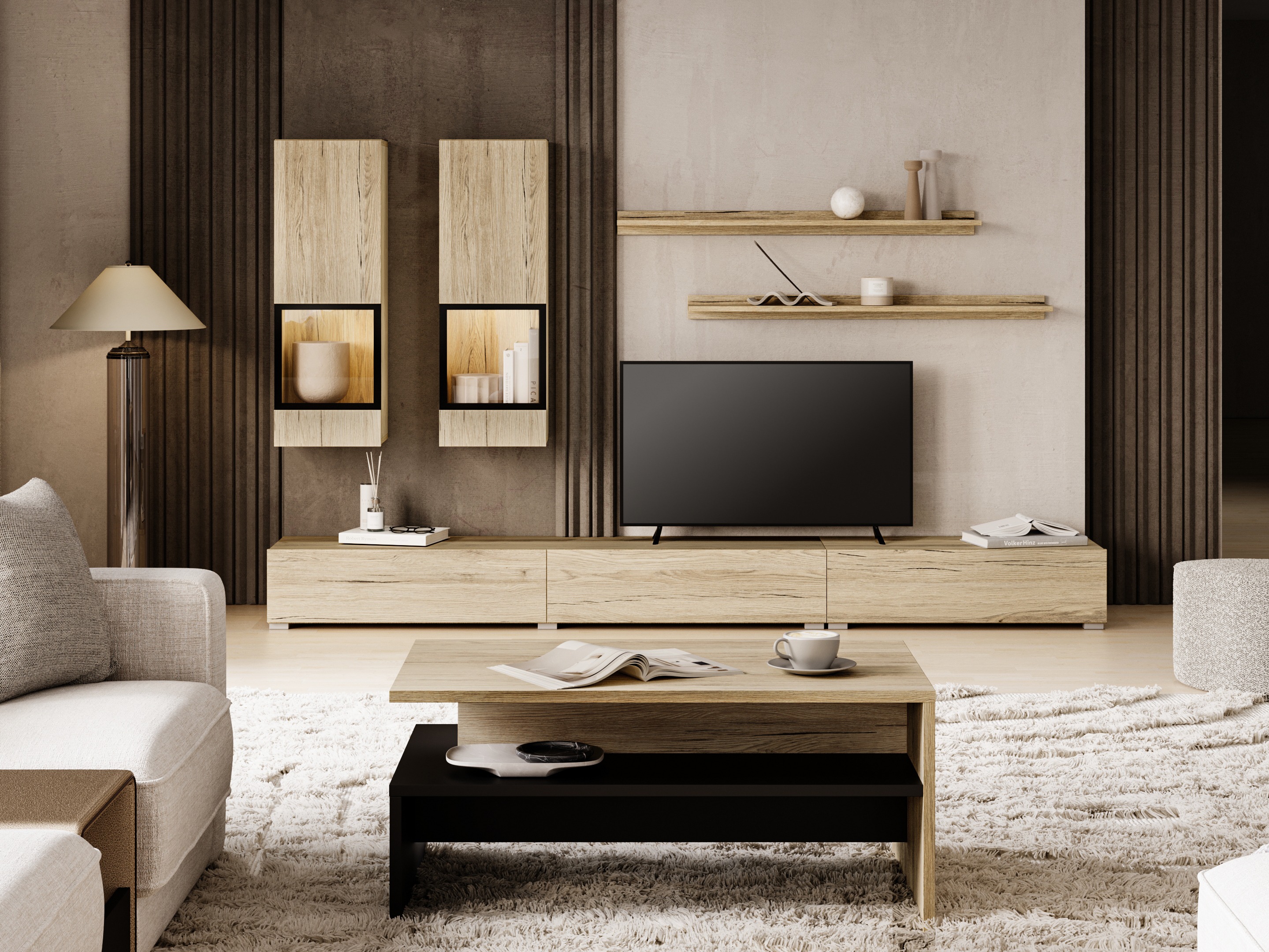 Living room set Serodeu 100 (San Remo oak)
