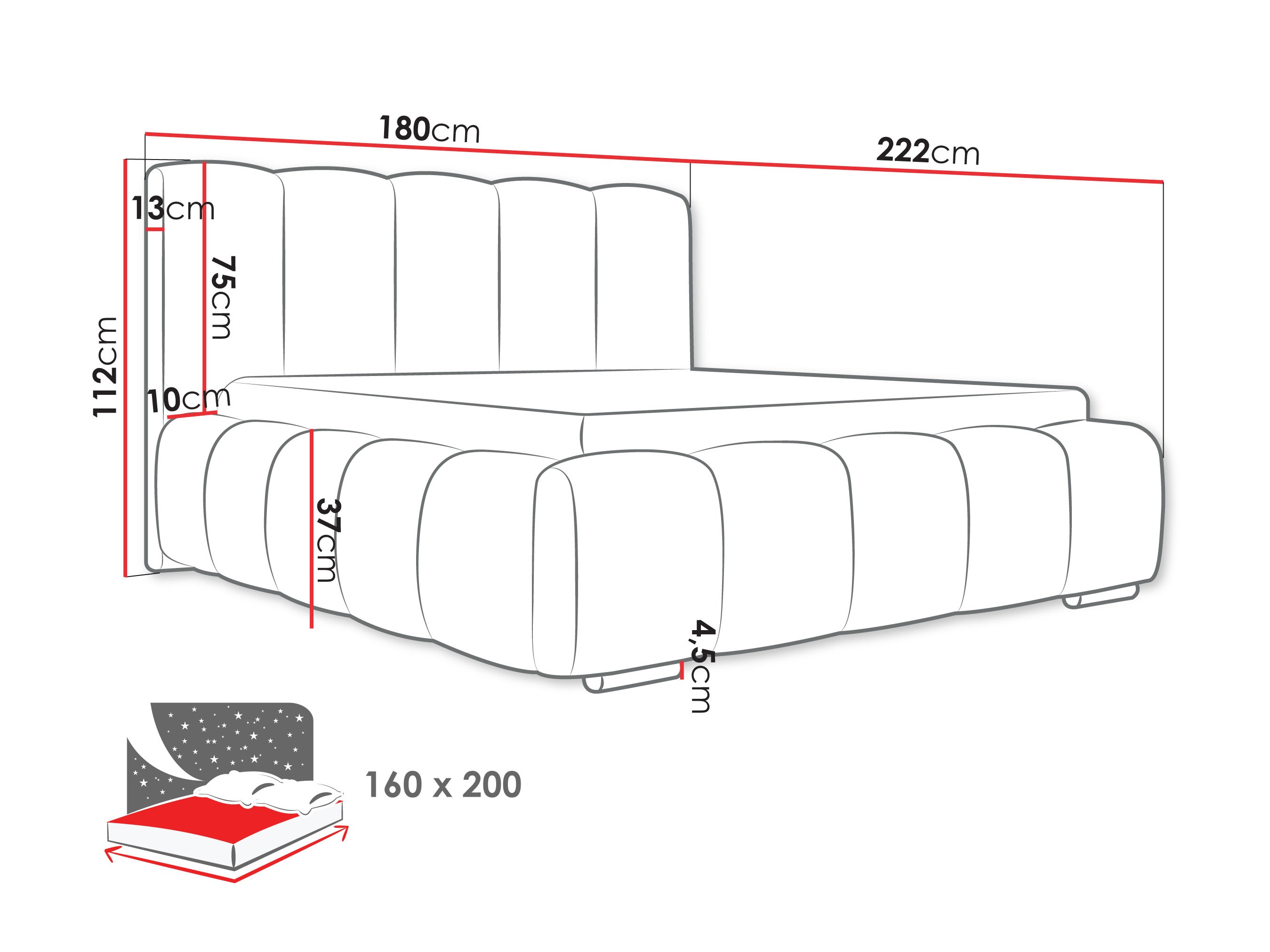 Bed TrendyNest Alceus I (Abriamo 07)