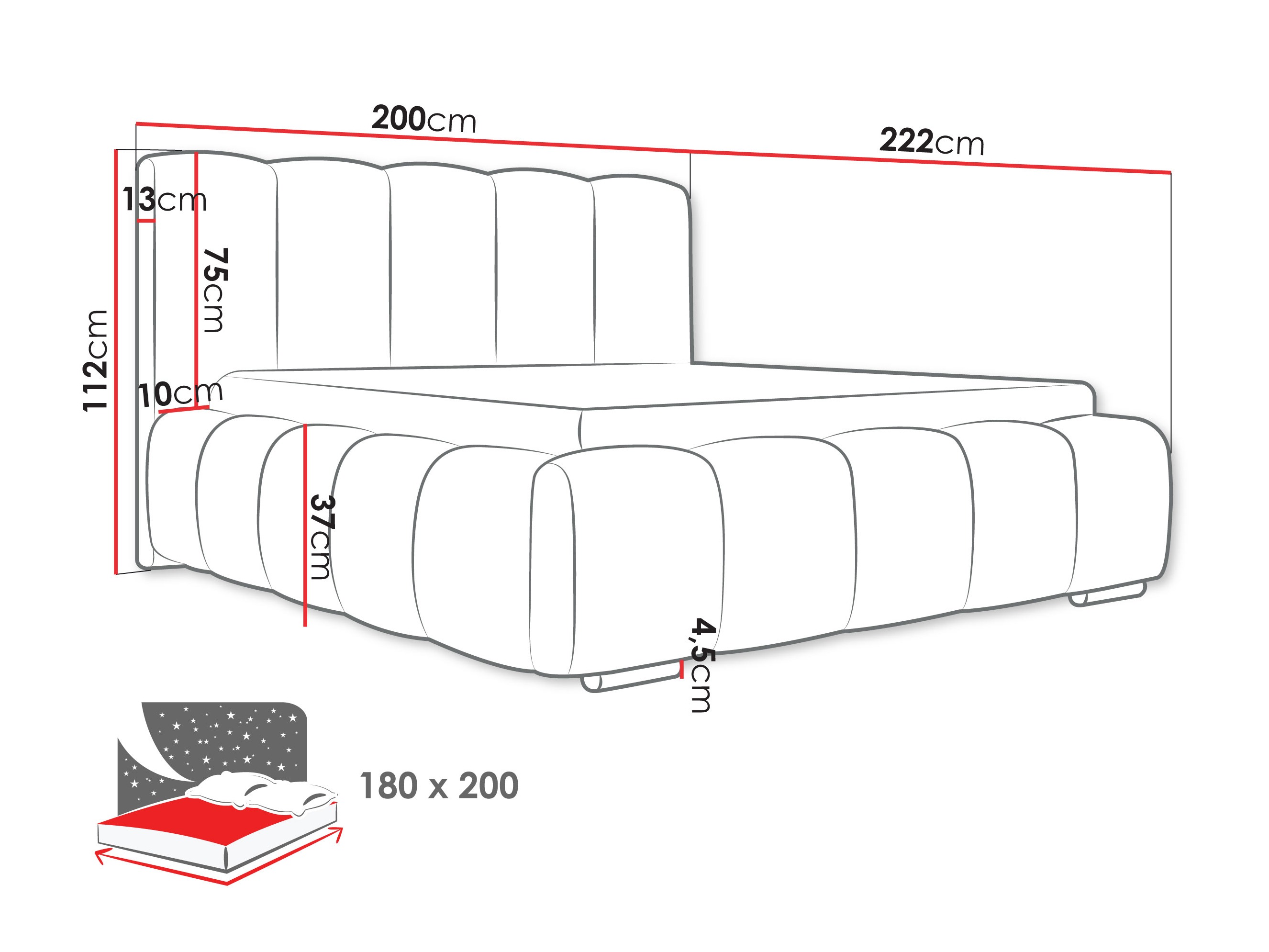 Bed TrendyNest Alceus I (Abriamo 07)