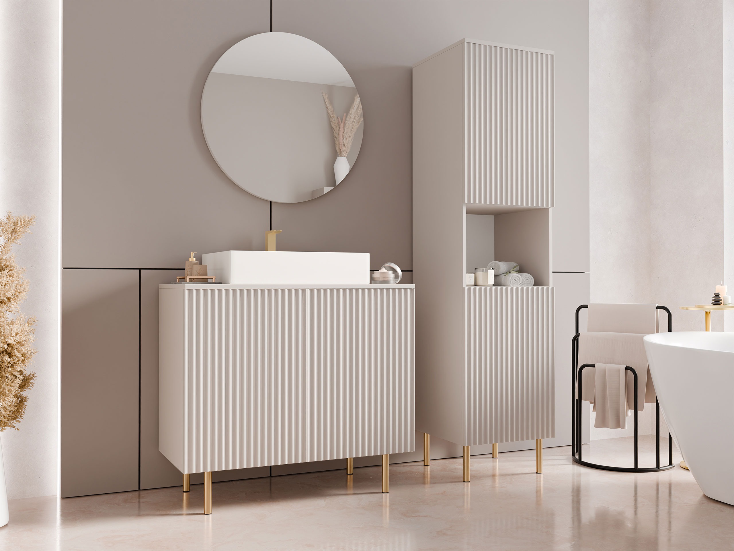 Bathroom set Decus III (Cashmere)