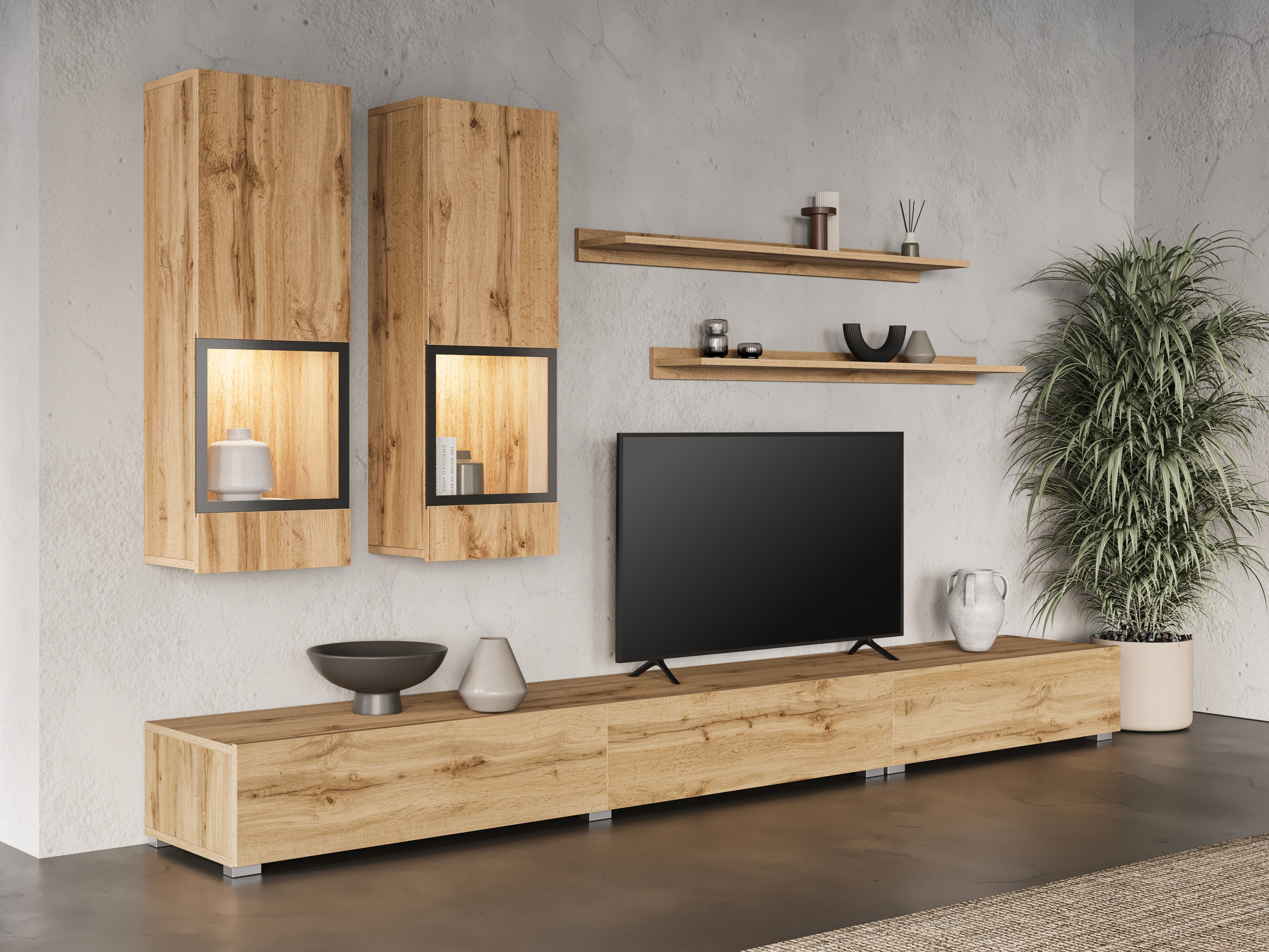 Living room set Serodeu 100 (Wotan Oak)