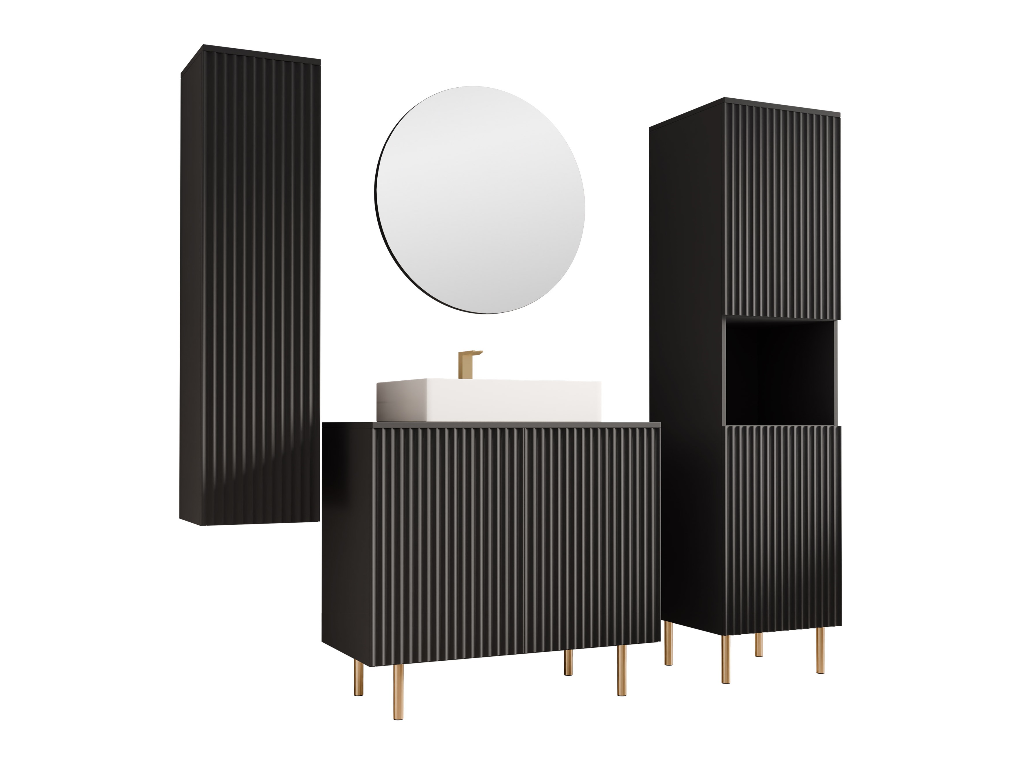 Bathroom set Decus V (Black)