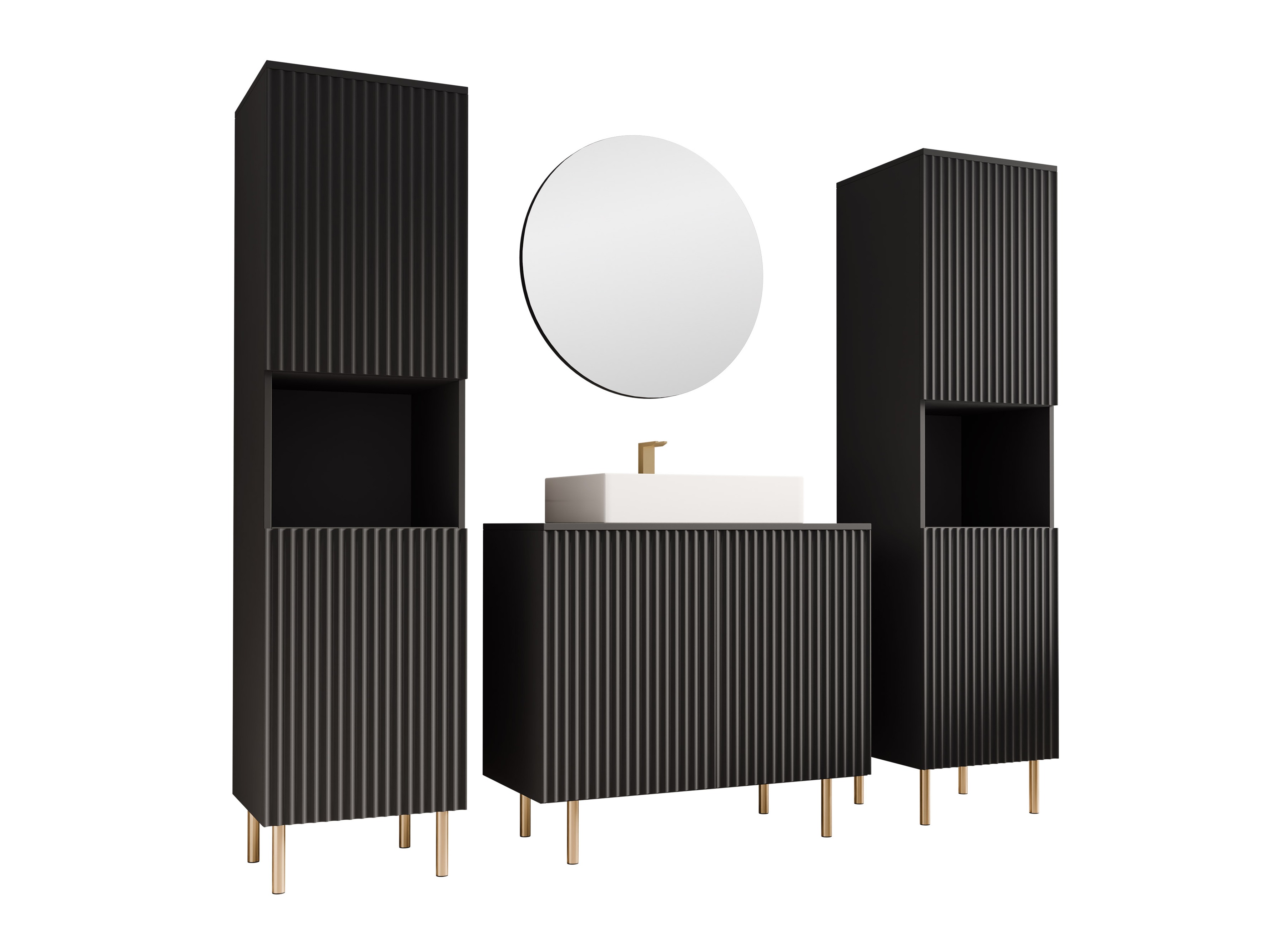 Bathroom set Decus VI (Black)