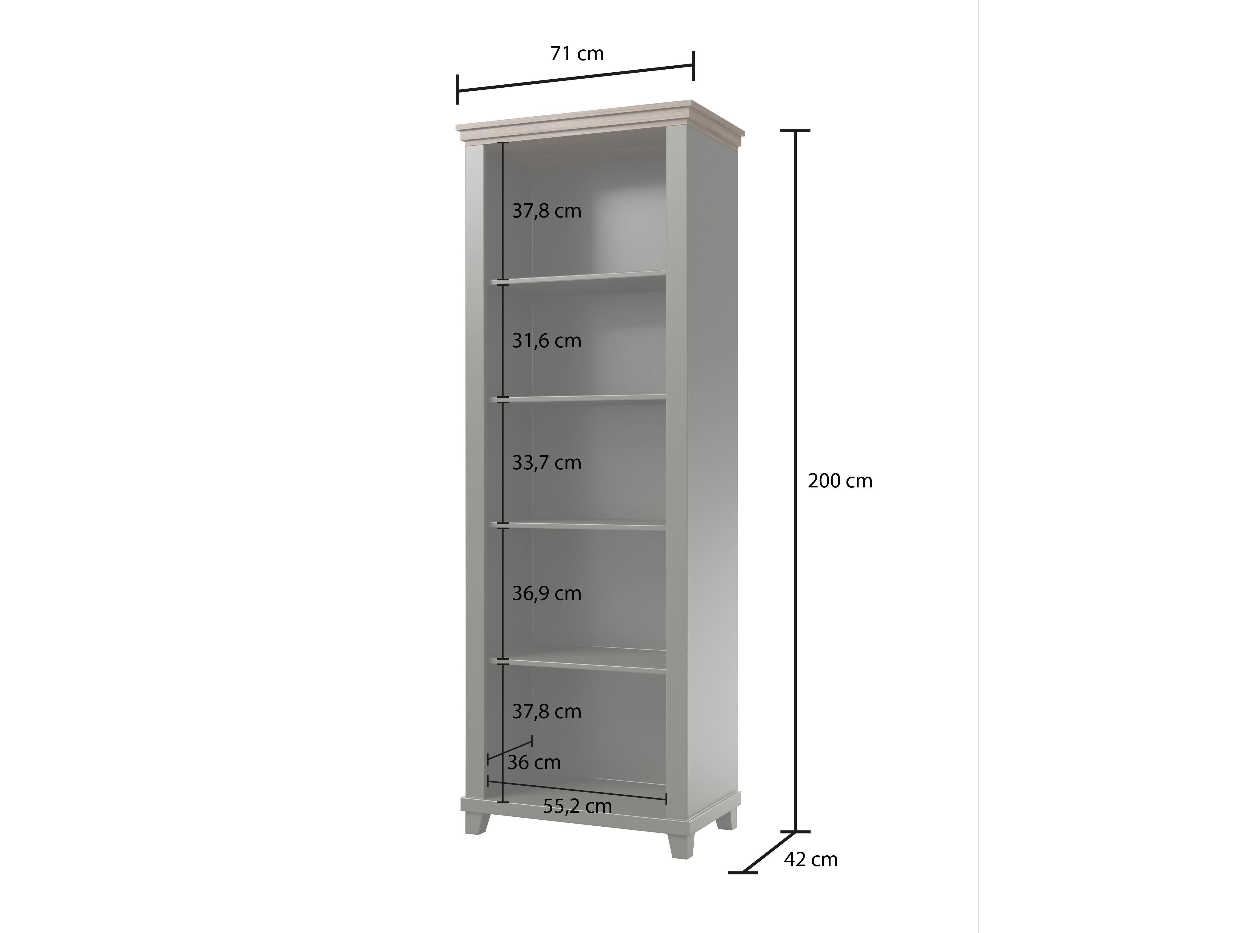 Bookcase Tolnue 134